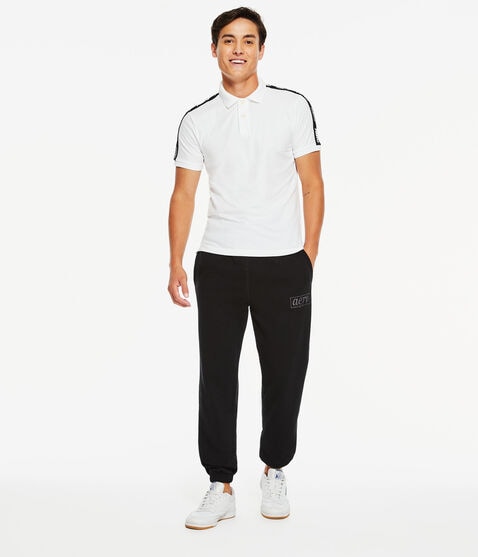 Aero Logo Sleeve Tape Stretch Jersey Polo