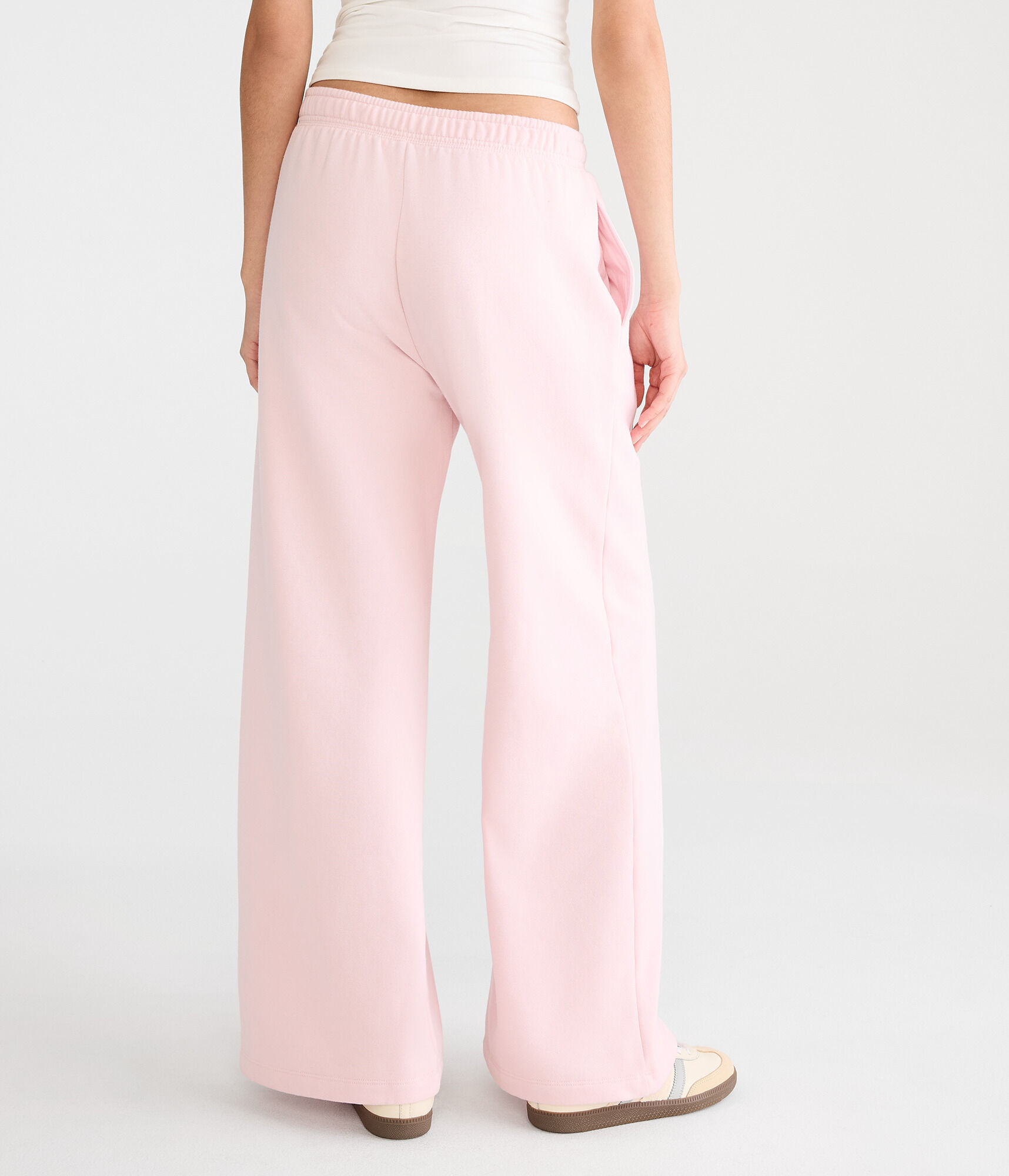 Cloud Soft Mid-Rise Wide Leg Sweatpants