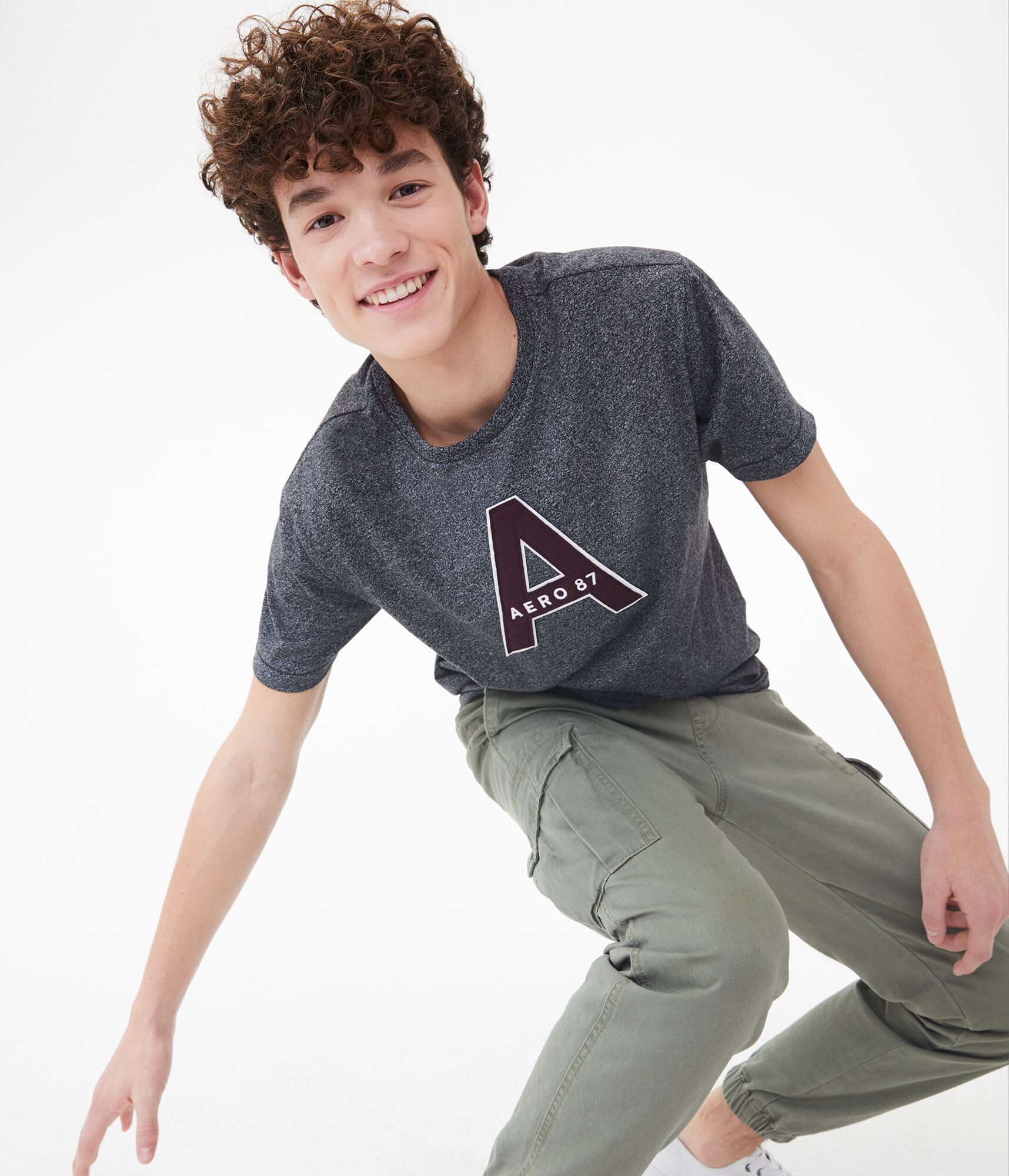 Large Letter Logo Graphic Tee