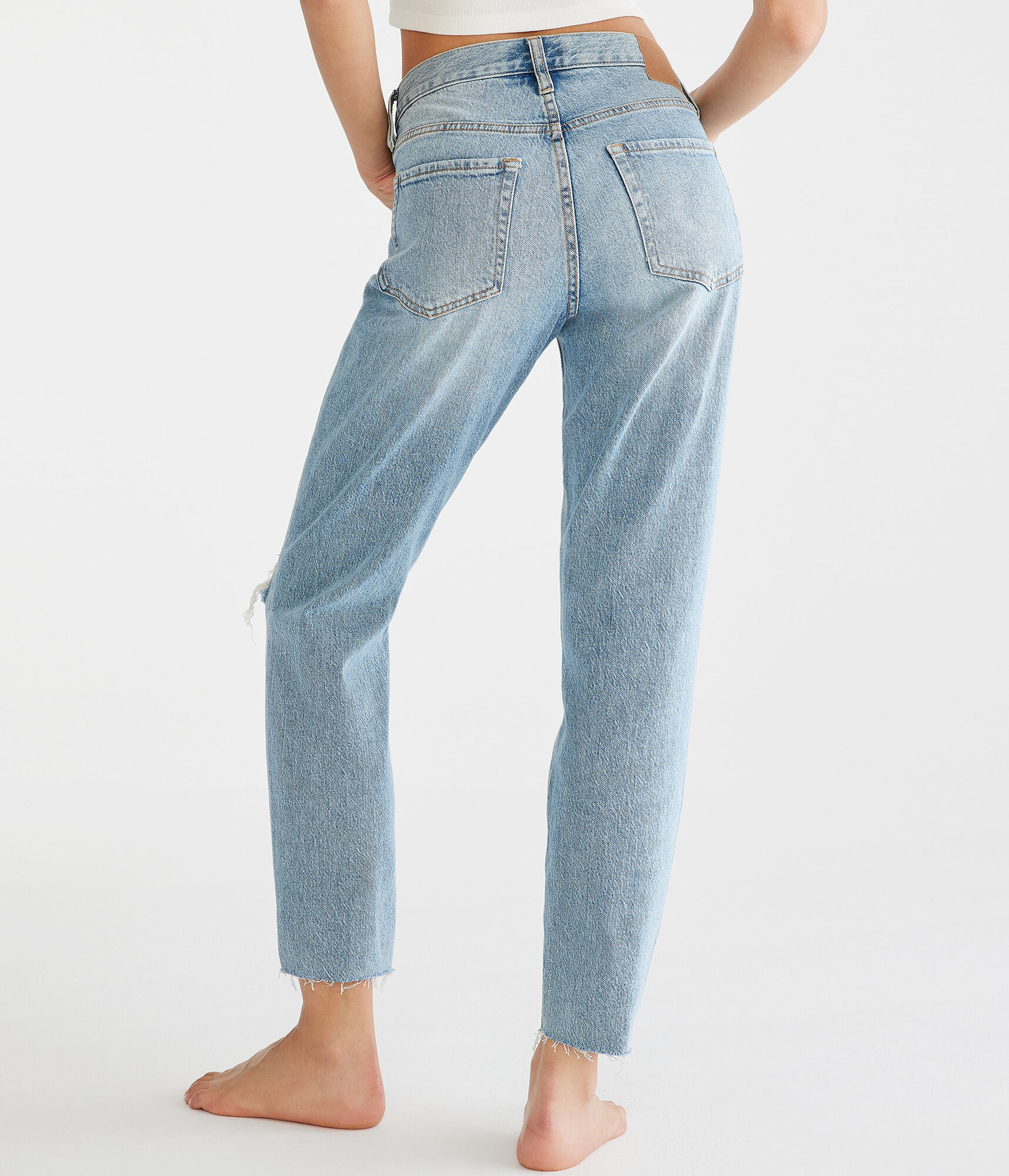 High-Rise Stretch Mom Jean