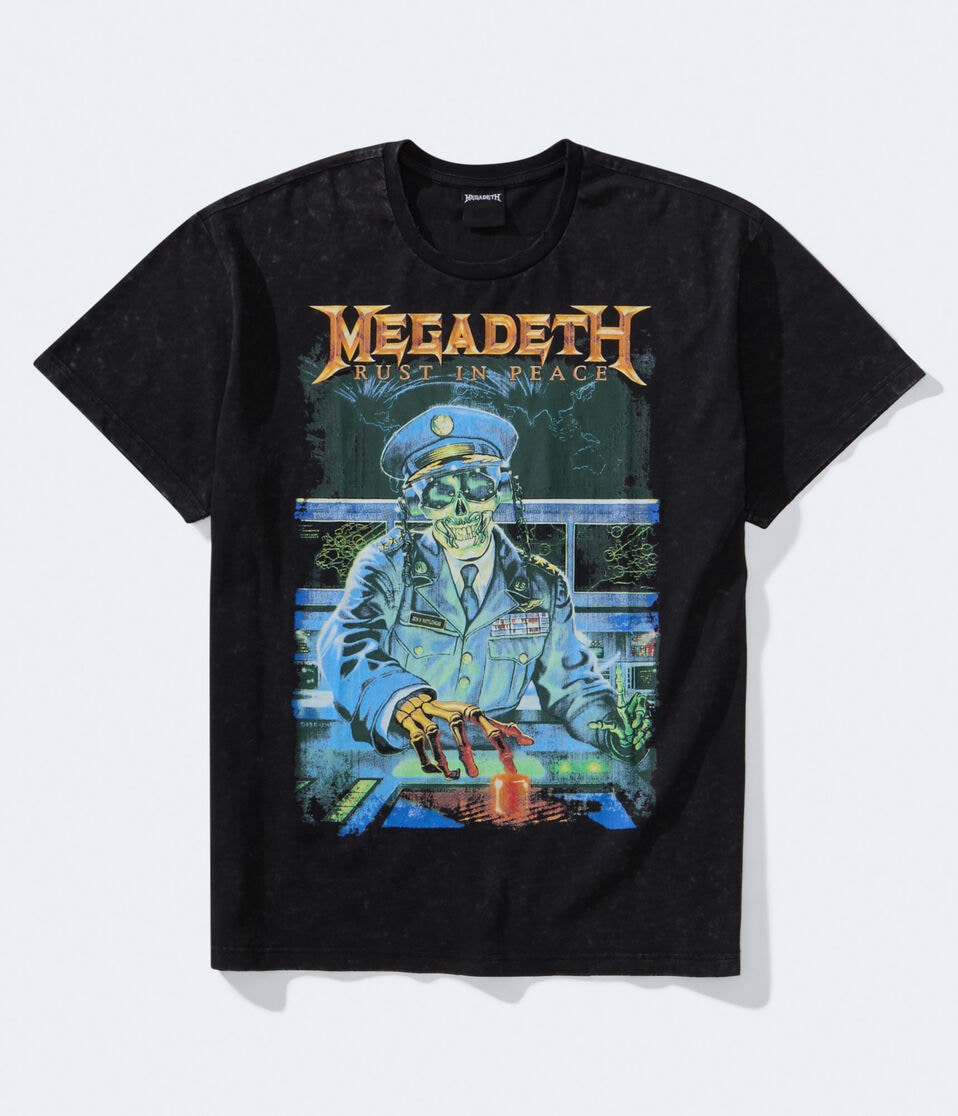 Megadeth Rust In Peace Relaxed Graphic Tee