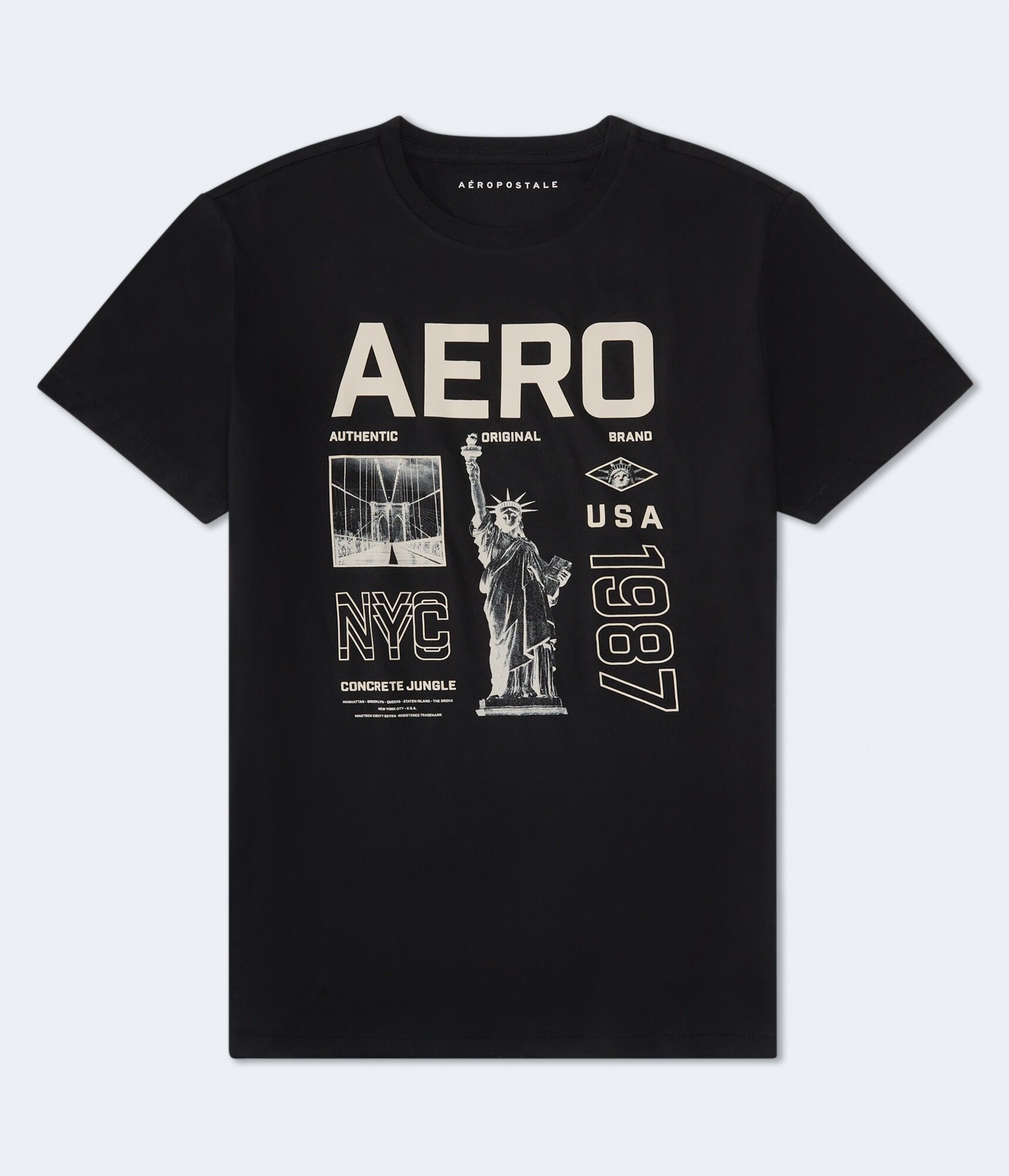 Aero 1987 Statue Of Liberty Graphic Tee
