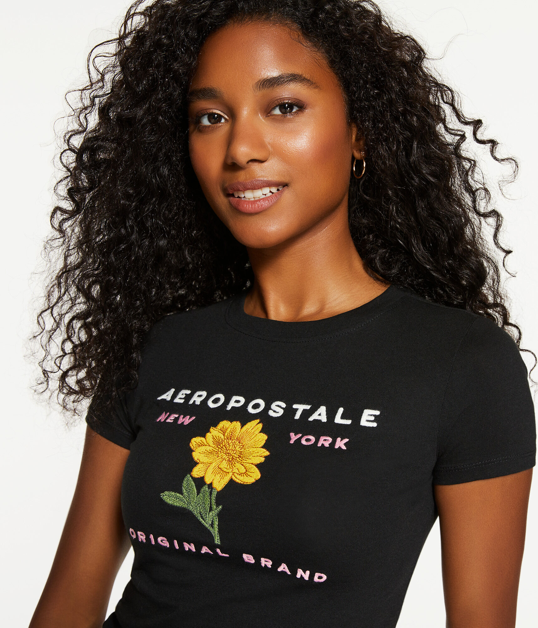 Aeropostale Original Brand Flower Graphic Tee