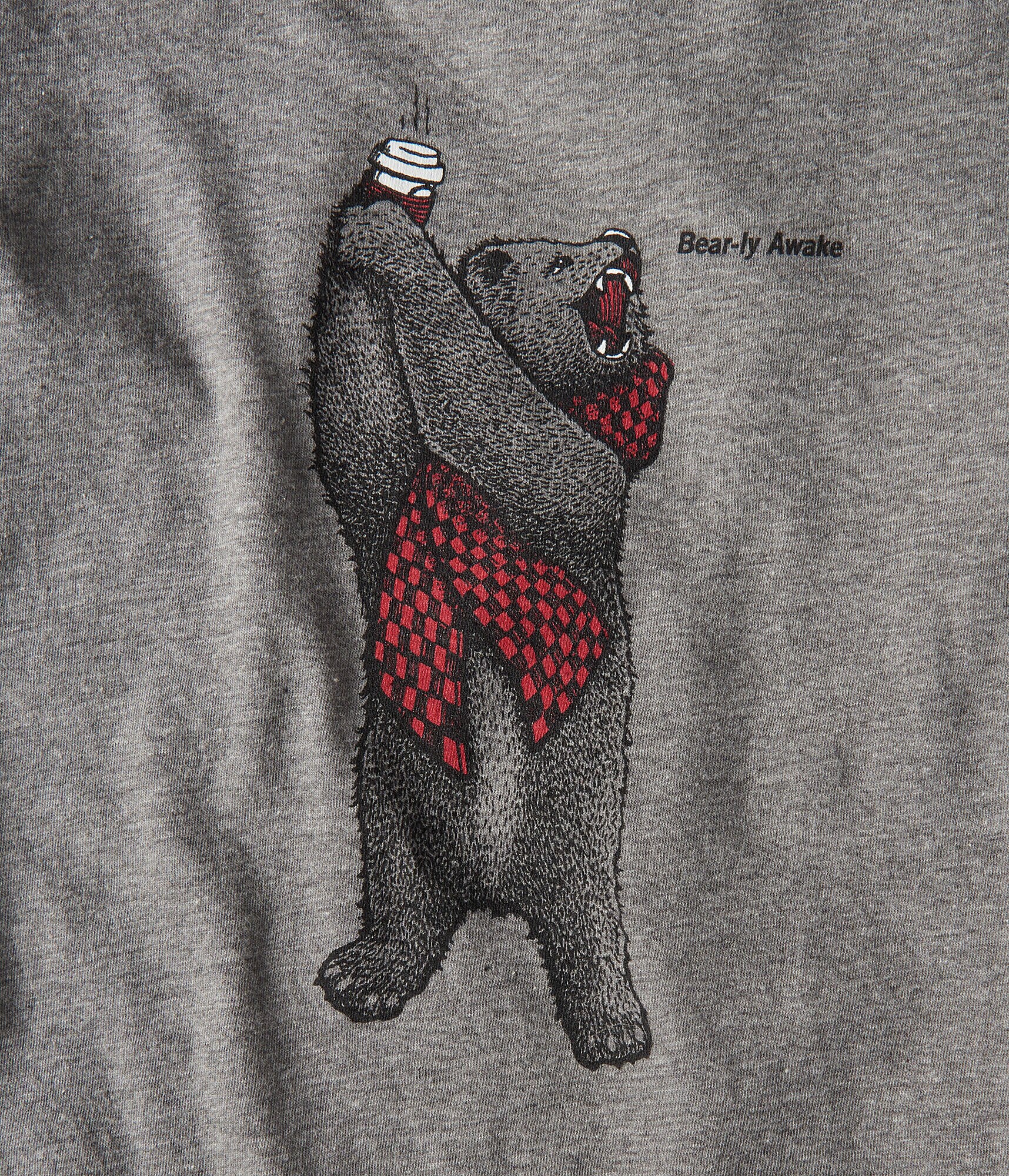 Long Sleeve Free State Bear-ly Awake Graphic Tee
