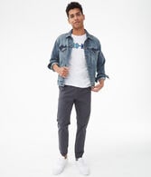 Ombré Aero-NYC Appliqué Graphic Tee