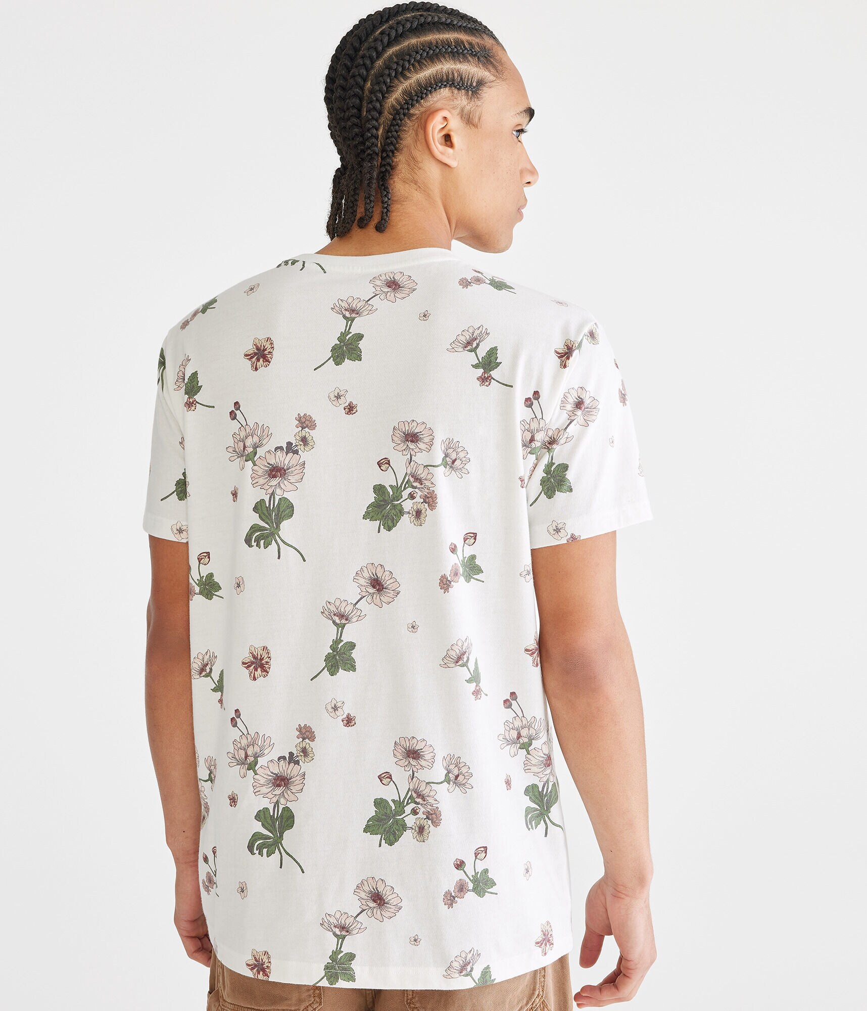 Floral Print Graphic Tee