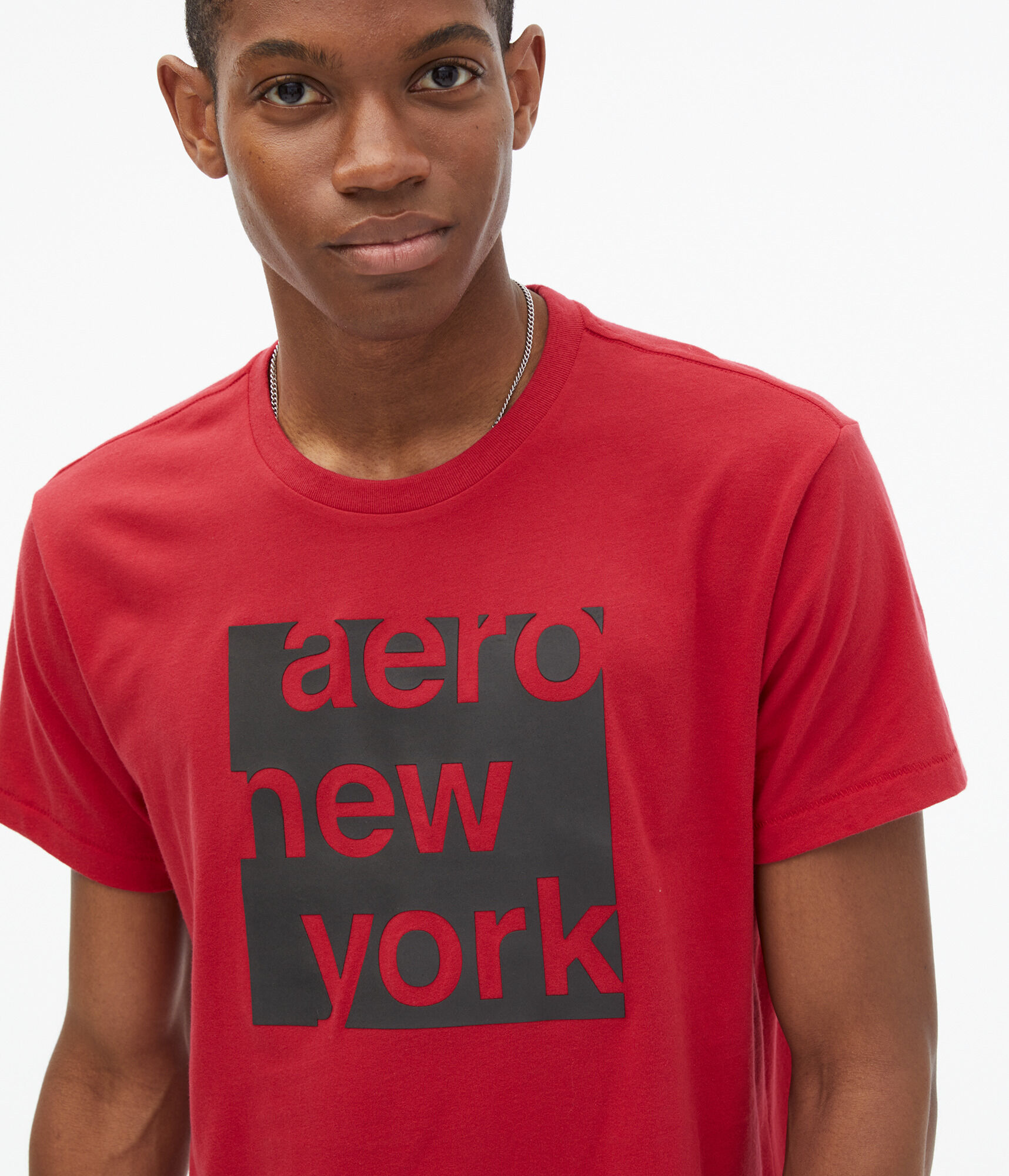 Aero New York Square Logo Graphic Tee