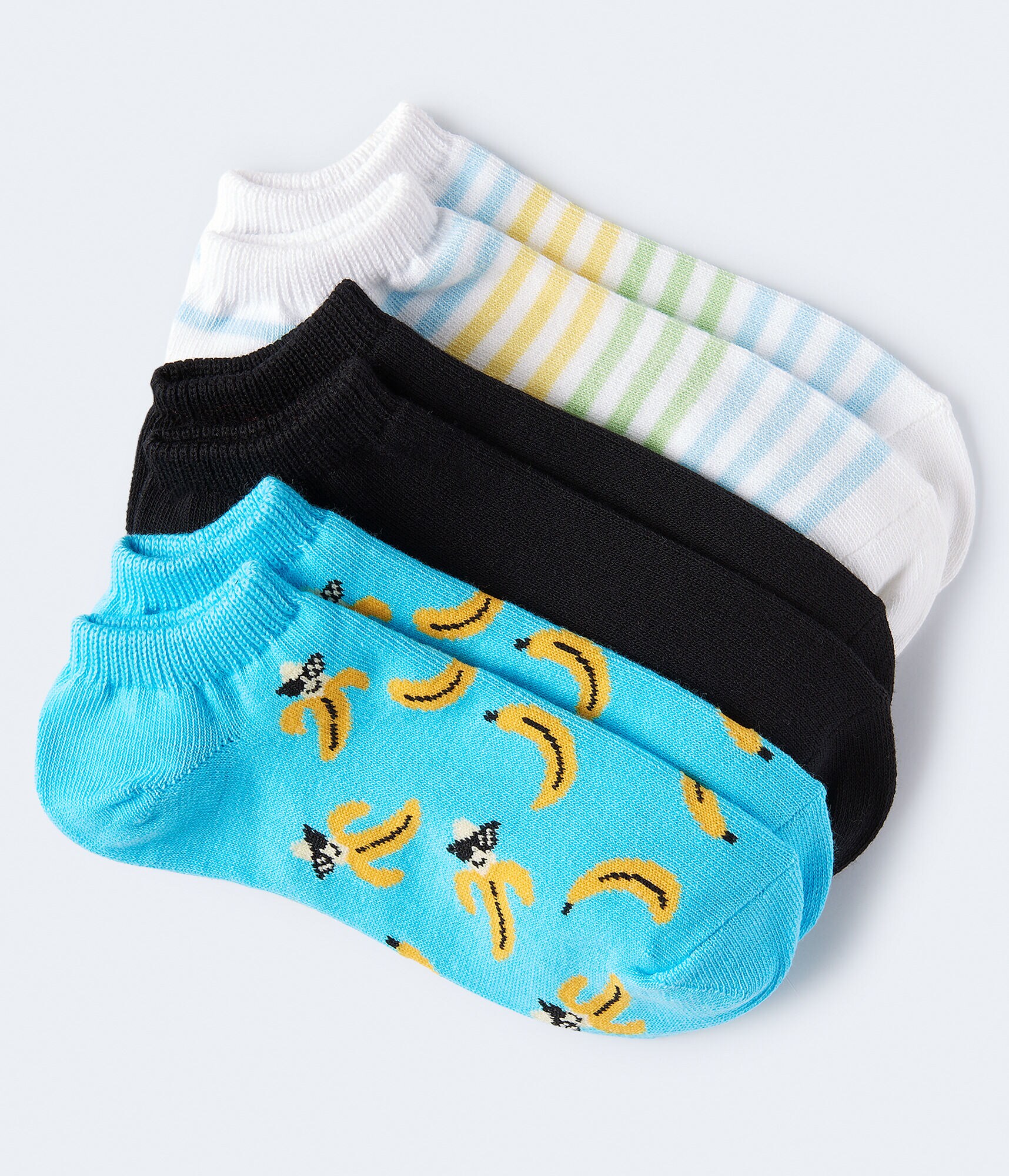 Cool Bananas Ankle Sock 3-Pack