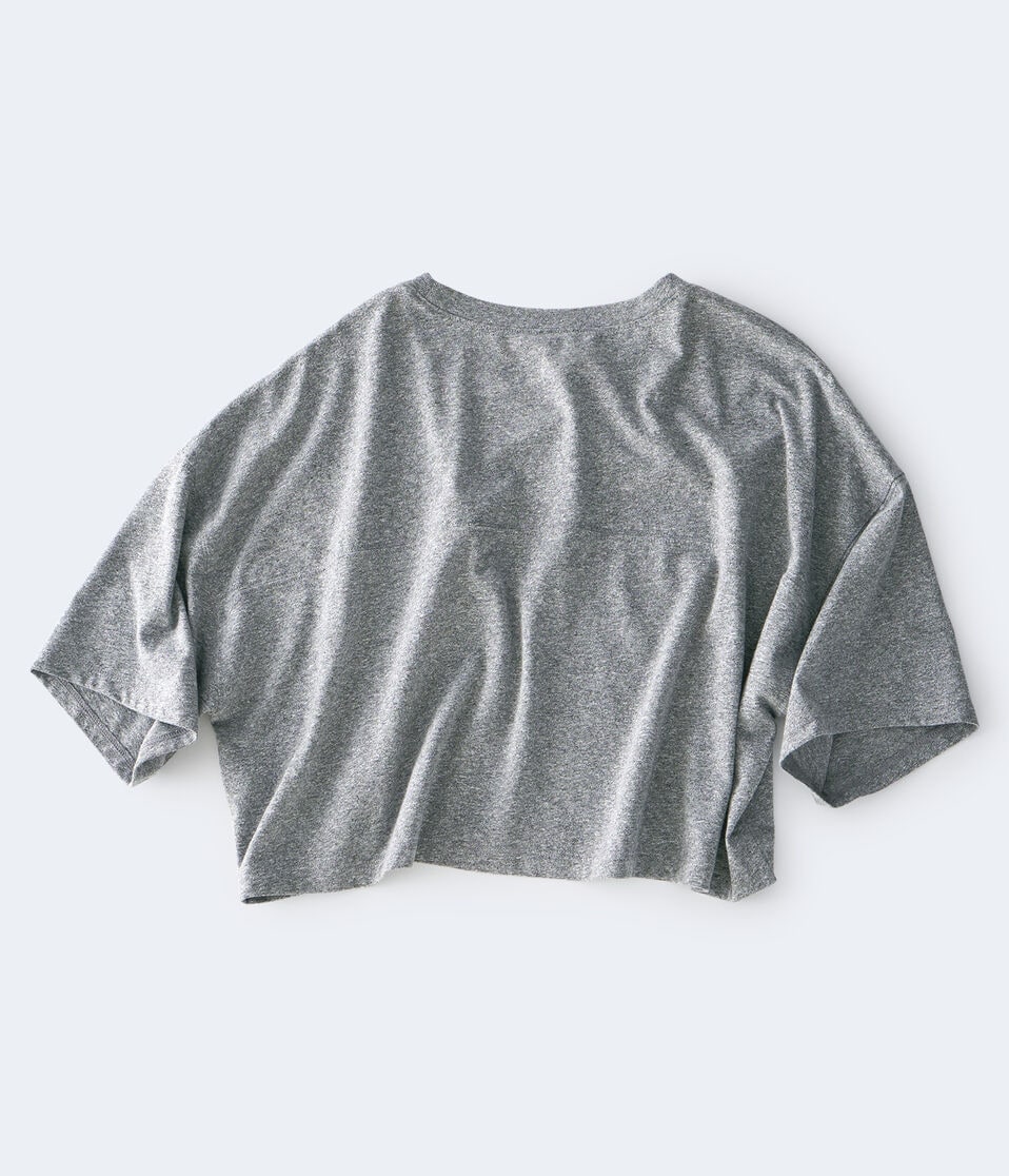 Cropped Boyfriend Crew Tee