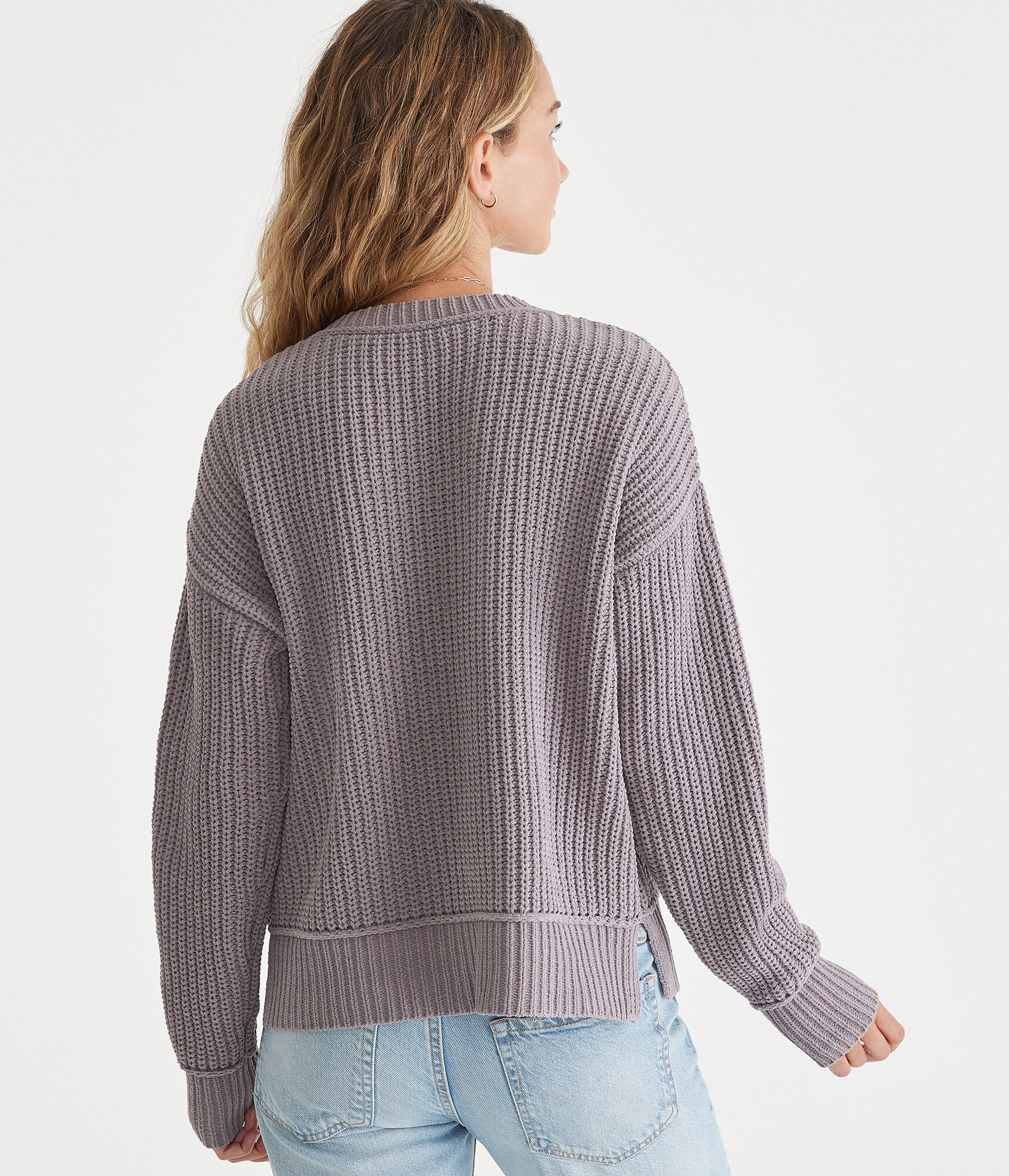 Chenille Crew Sweater