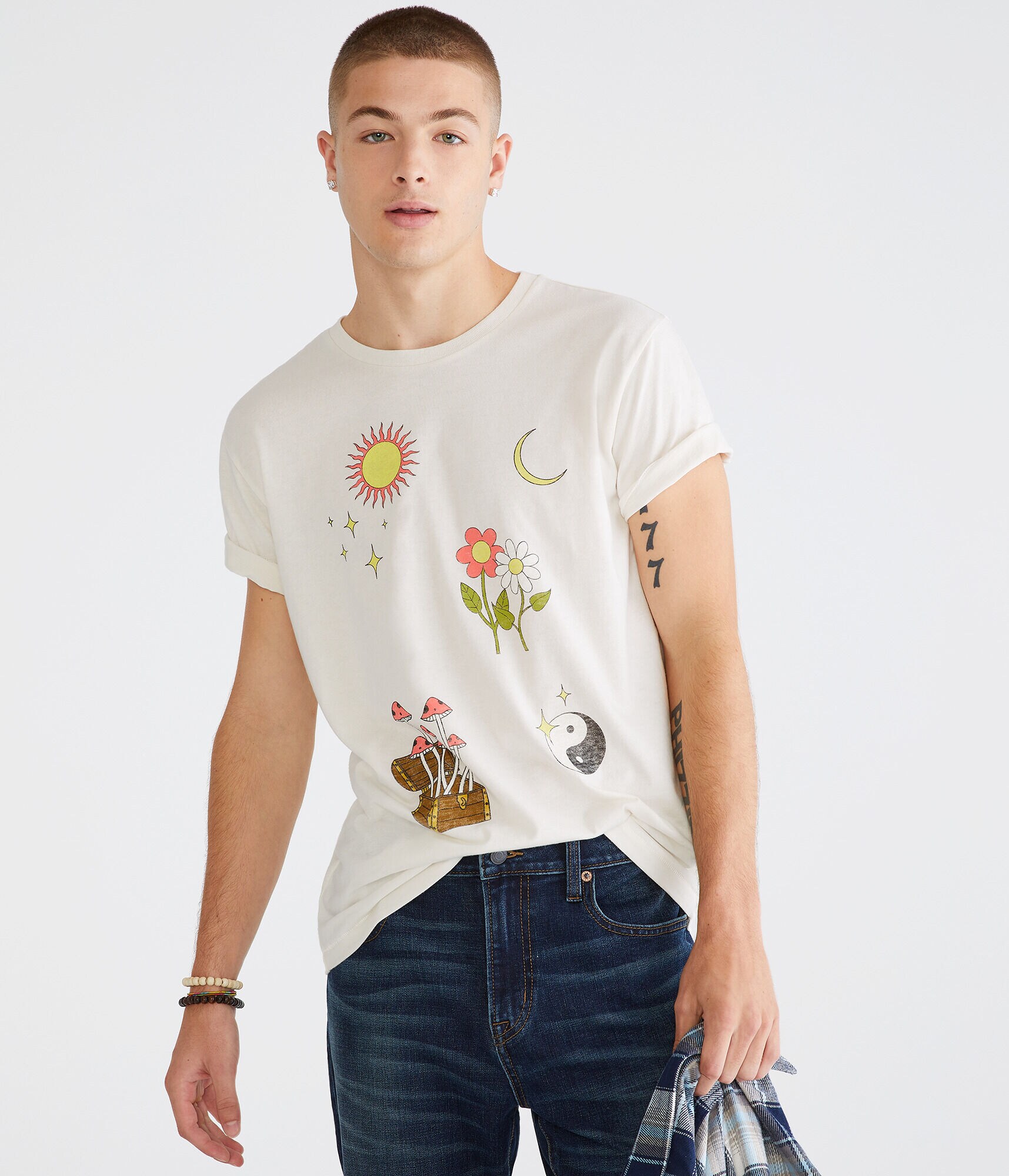 Celestial Mushroom Graphic Tee