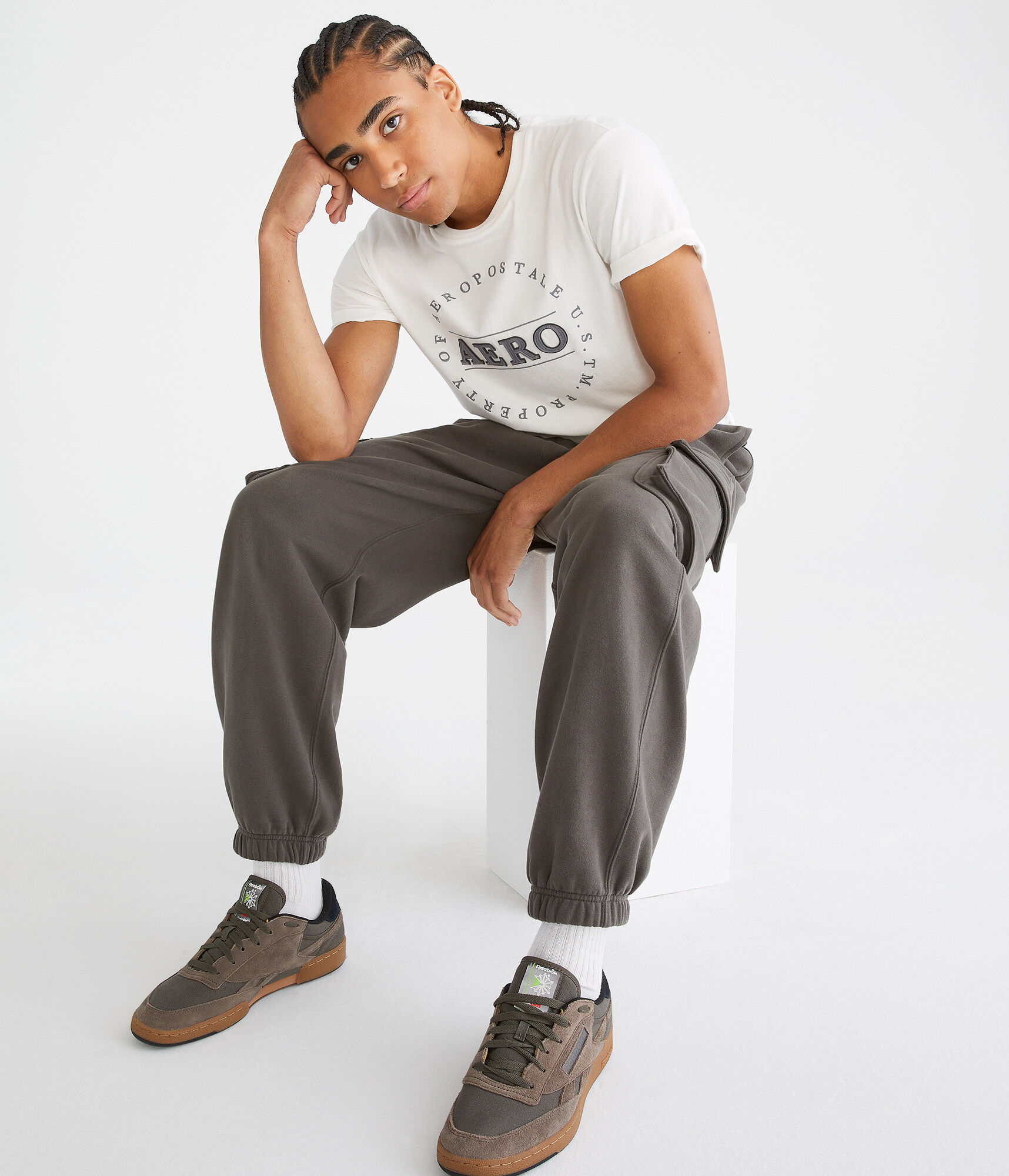 Aero Circle Appliqu&eacute; Graphic Tee