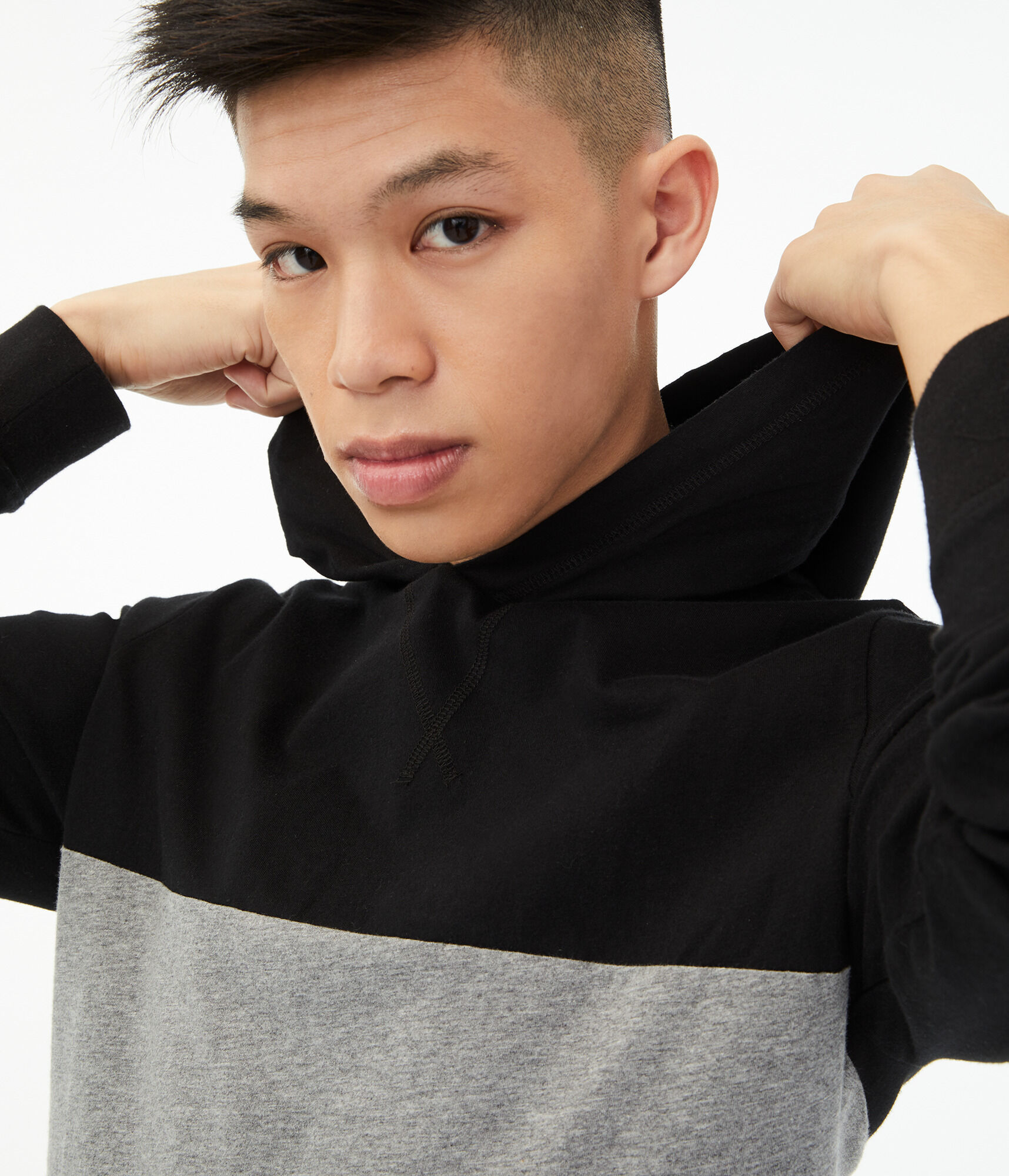 Colorblock Pullover Hoodie