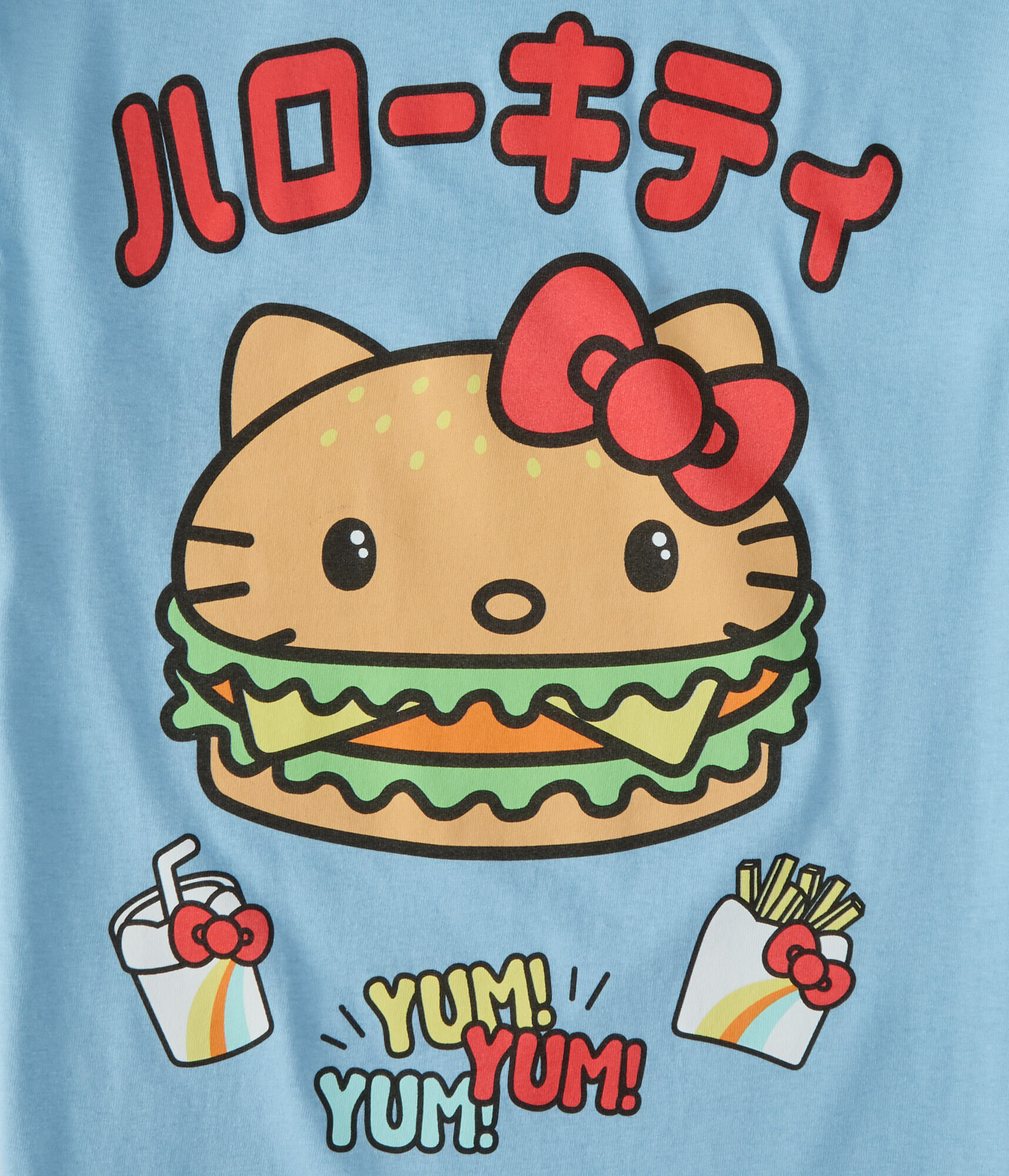 Hello Kitty Burger Relaxed Graphic Tee
