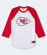 3/4 Sleeve Kansas City Chiefs Relaxed Raglan Tee