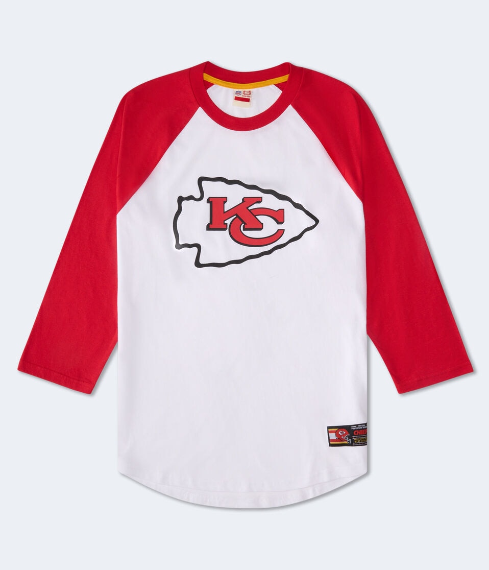 3/4 Sleeve Kansas City Chiefs Relaxed Raglan Tee