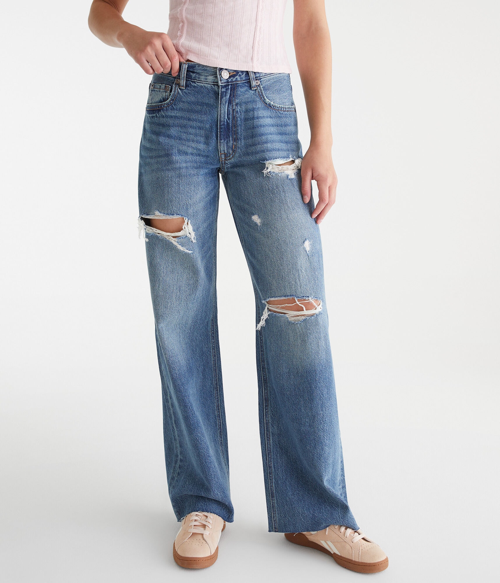 High-Rise Baggy Wide Leg Jean