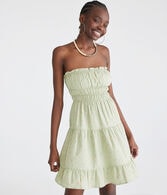 Floral Strapless Fit & Flare Dress