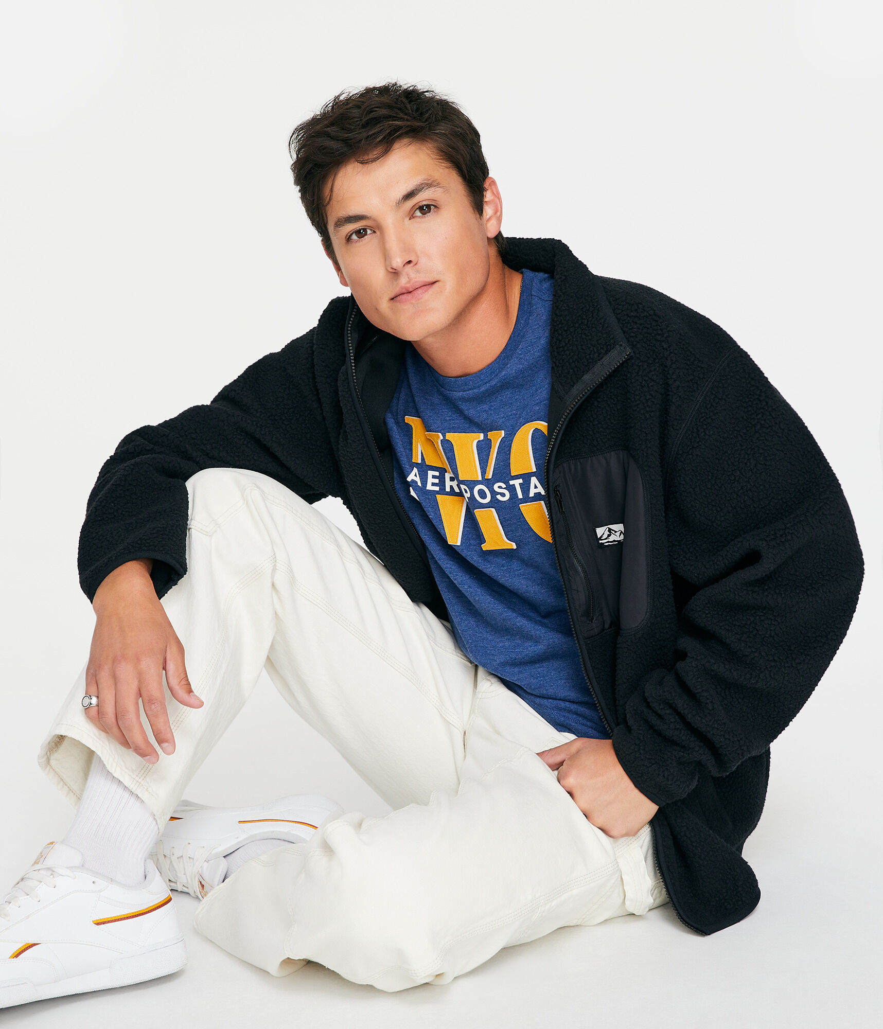 NYC Aeropostale Appliqu&eacute; Graphic Tee