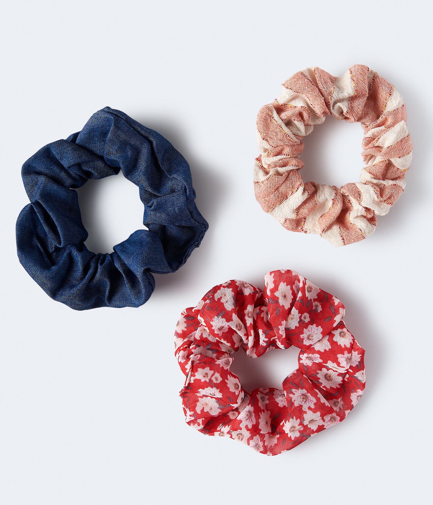 Daisy Floral Scrunchie 3-Pack