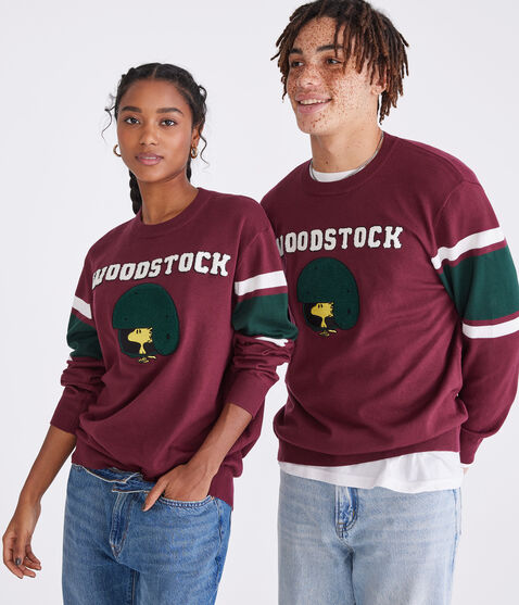 Peanuts® | Aéropostale Woodstock Football Helmet Crew Sweater Peanuts® | Aéropostale Woodstock Football Helmet Crew Sweater