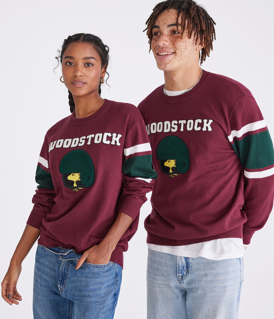 Peanuts® | Aéropostale Woodstock Football Helmet Crew Sweater