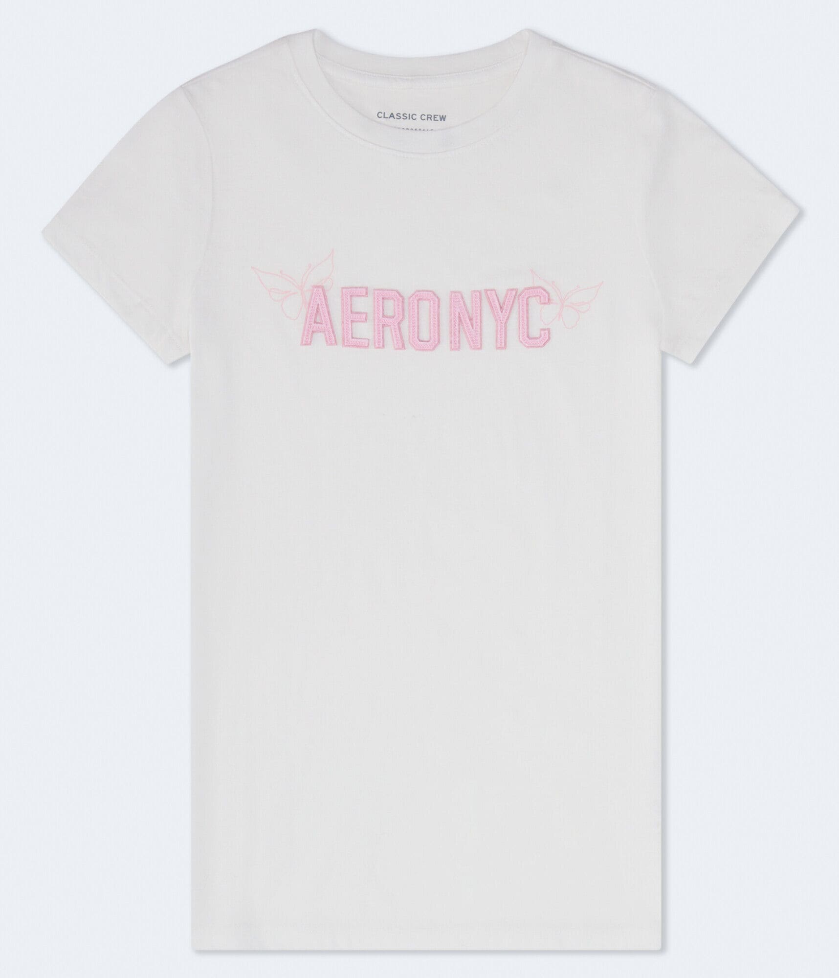 Aero NYC Butterfly Appliqué Graphic Tee