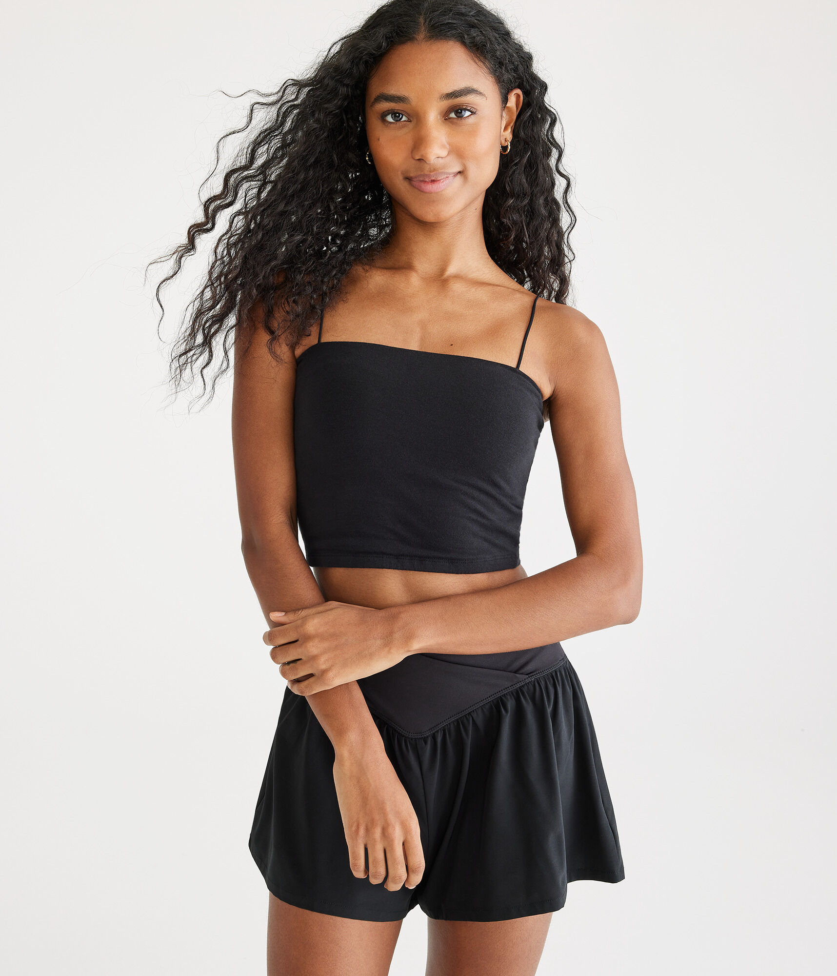 Aéropostale Seriously Soft Cropped Bungee Cami at