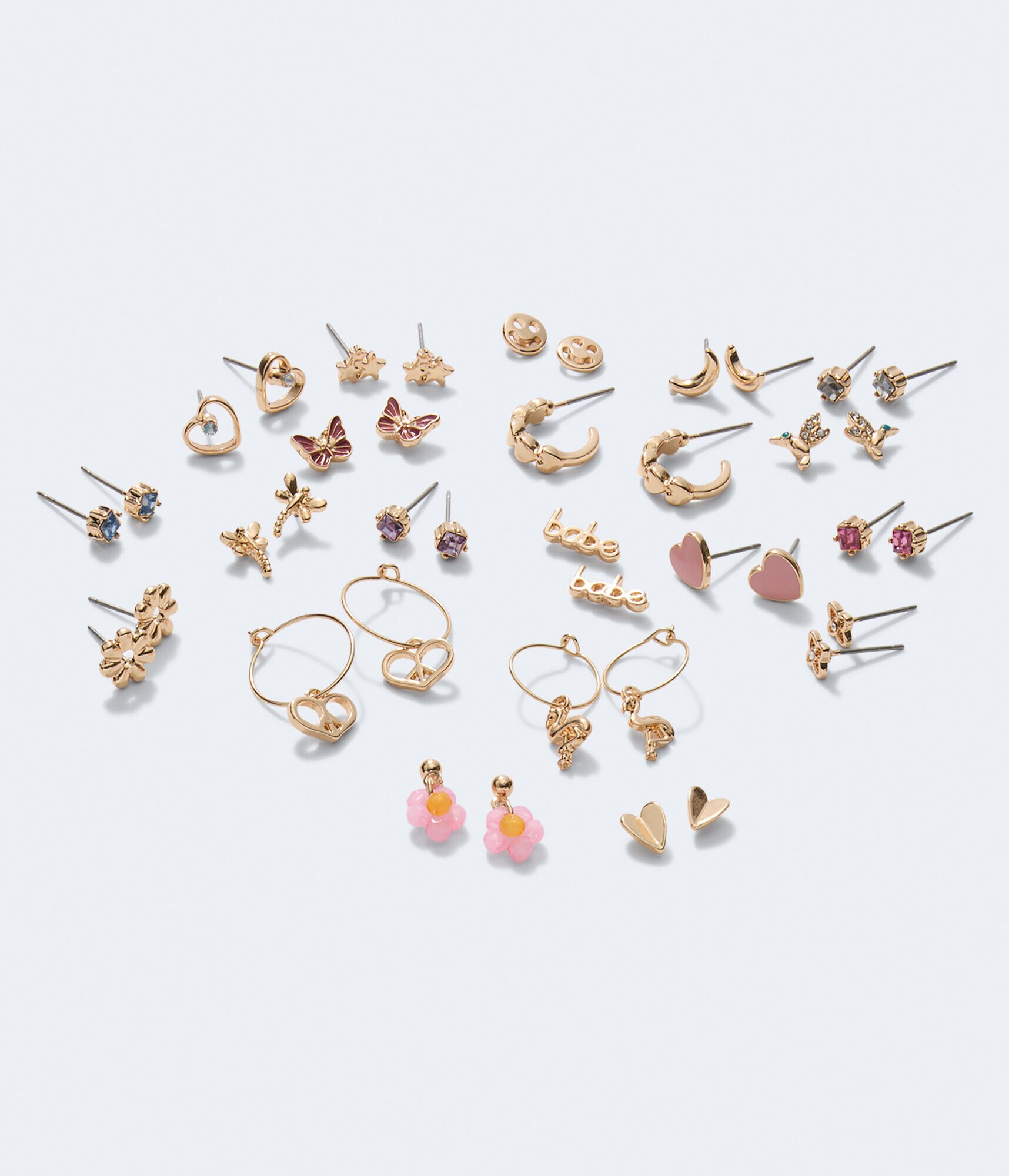 Babe Hoop &amp; Stud Earring 20-Pack