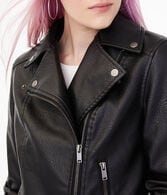 Faux Leather Moto Jacket