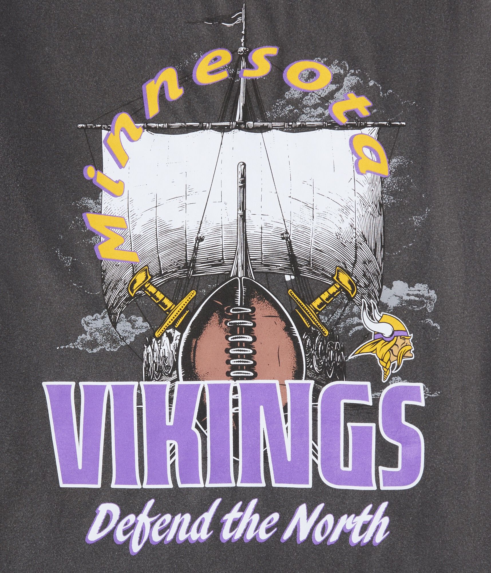 Minnesota Vikings Ship Relaxed Graphic Tee