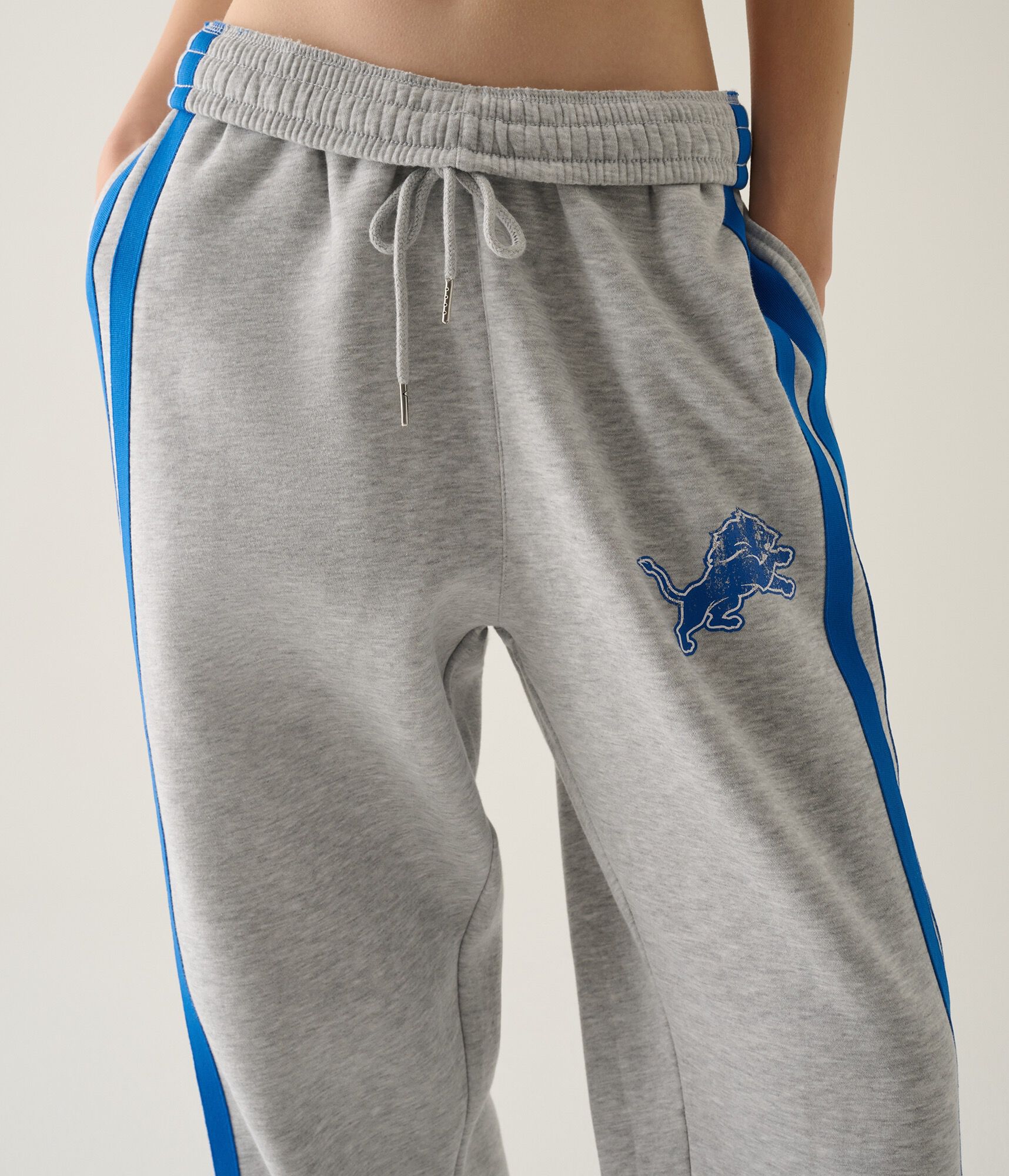 Detroit Lions Baggy Fleece Track Pants
