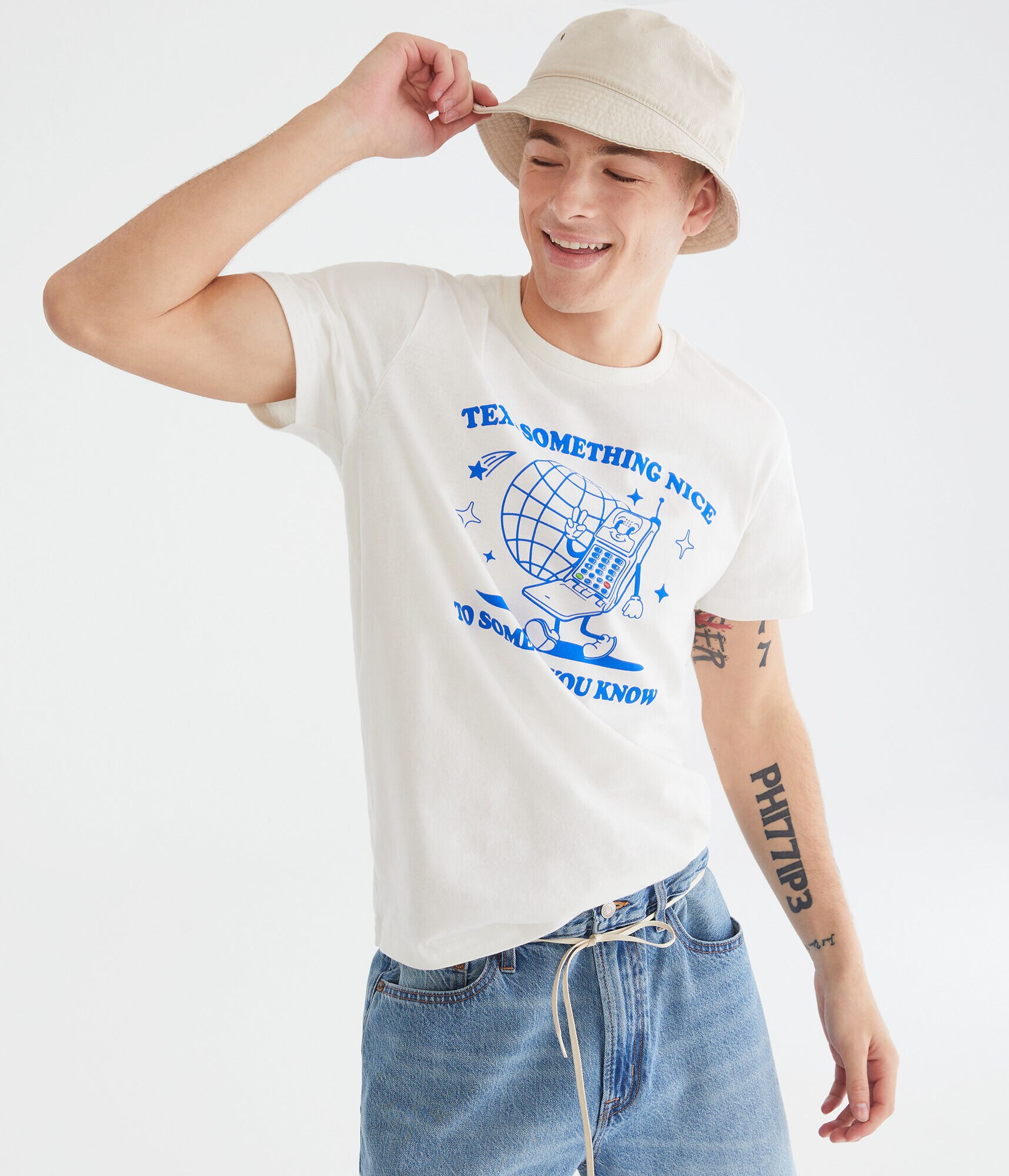 Retro Cell Phone Graphic Tee