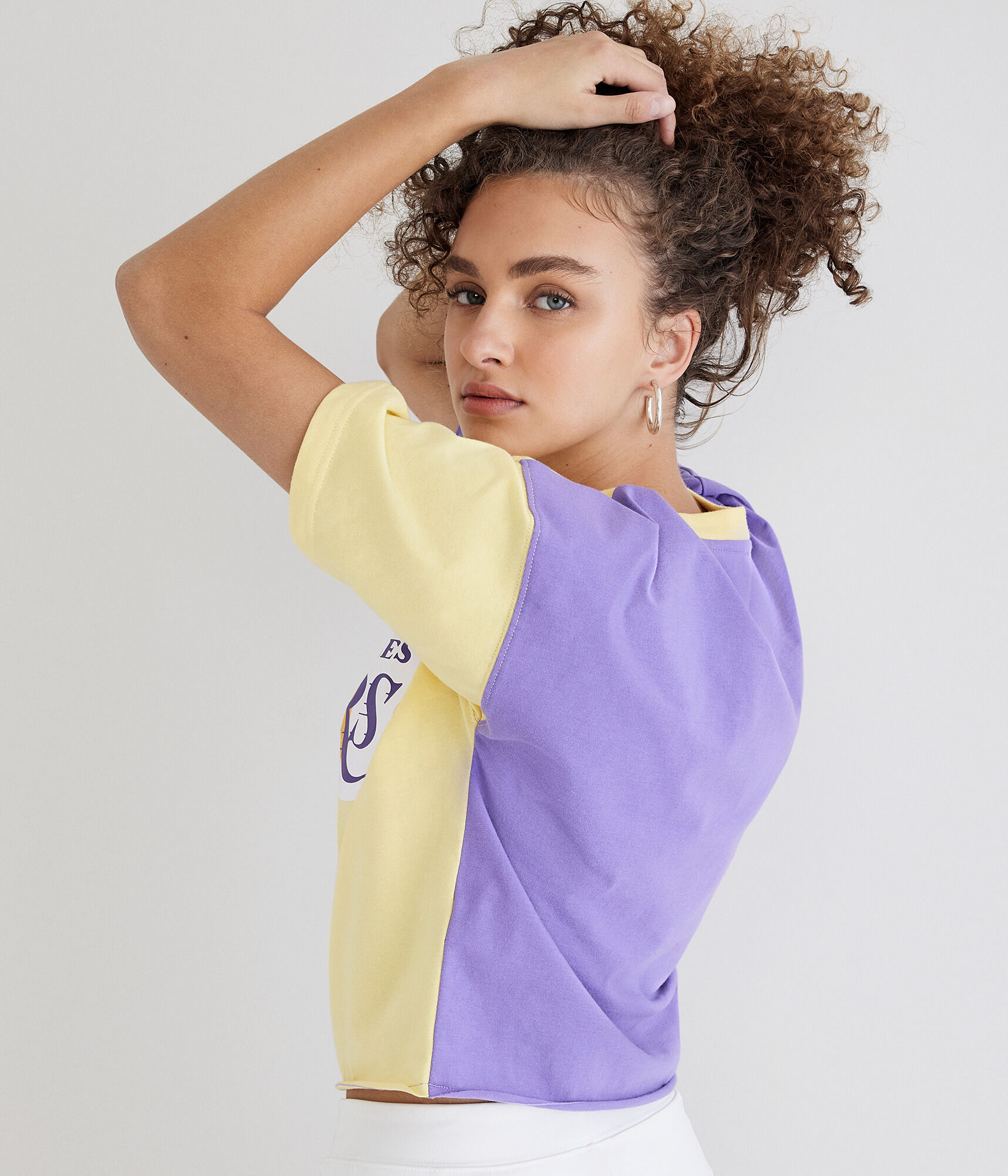 Los Angeles Lakers Spliced Graphic Tee