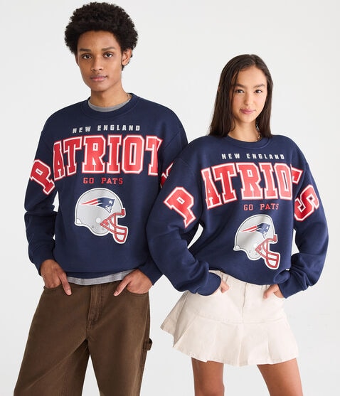 New England Patriots Crew Sweatshirt New England Patriots Crew Sweatshirt