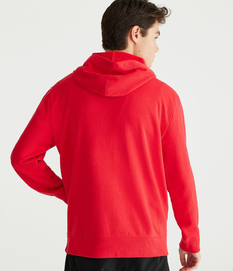 Aero New York Box Logo Pullover Hoodie