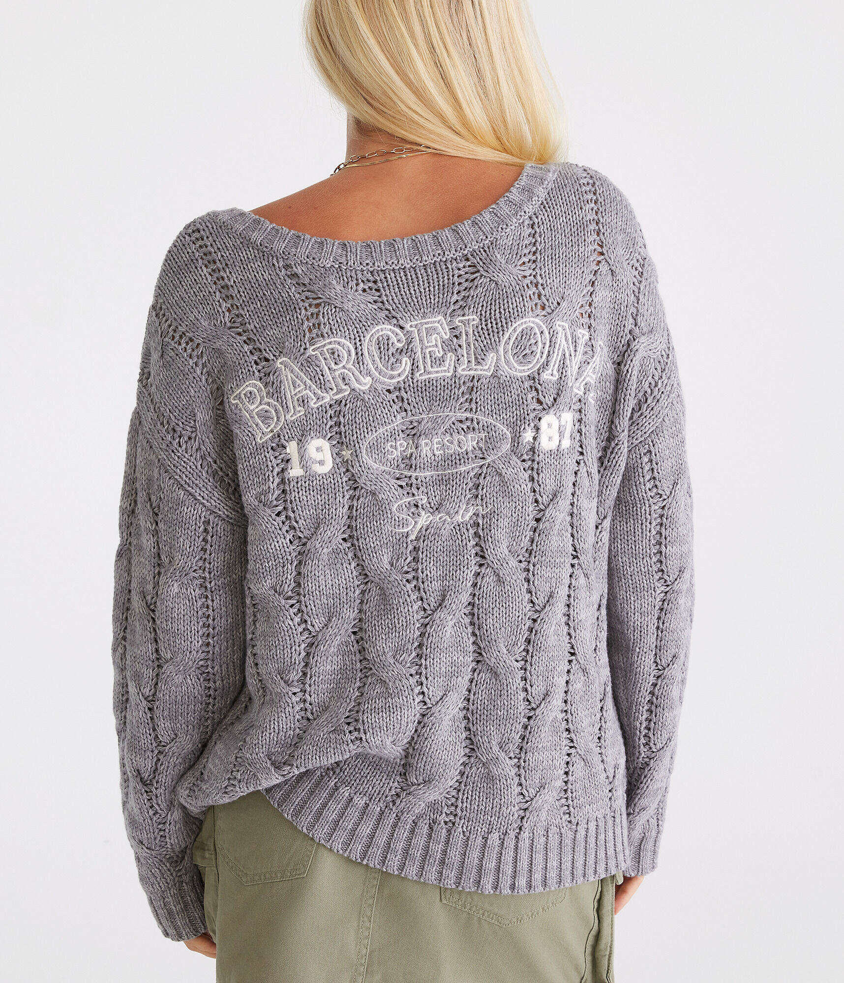 Wear 2 Ways Barcelona Oversized Sweater