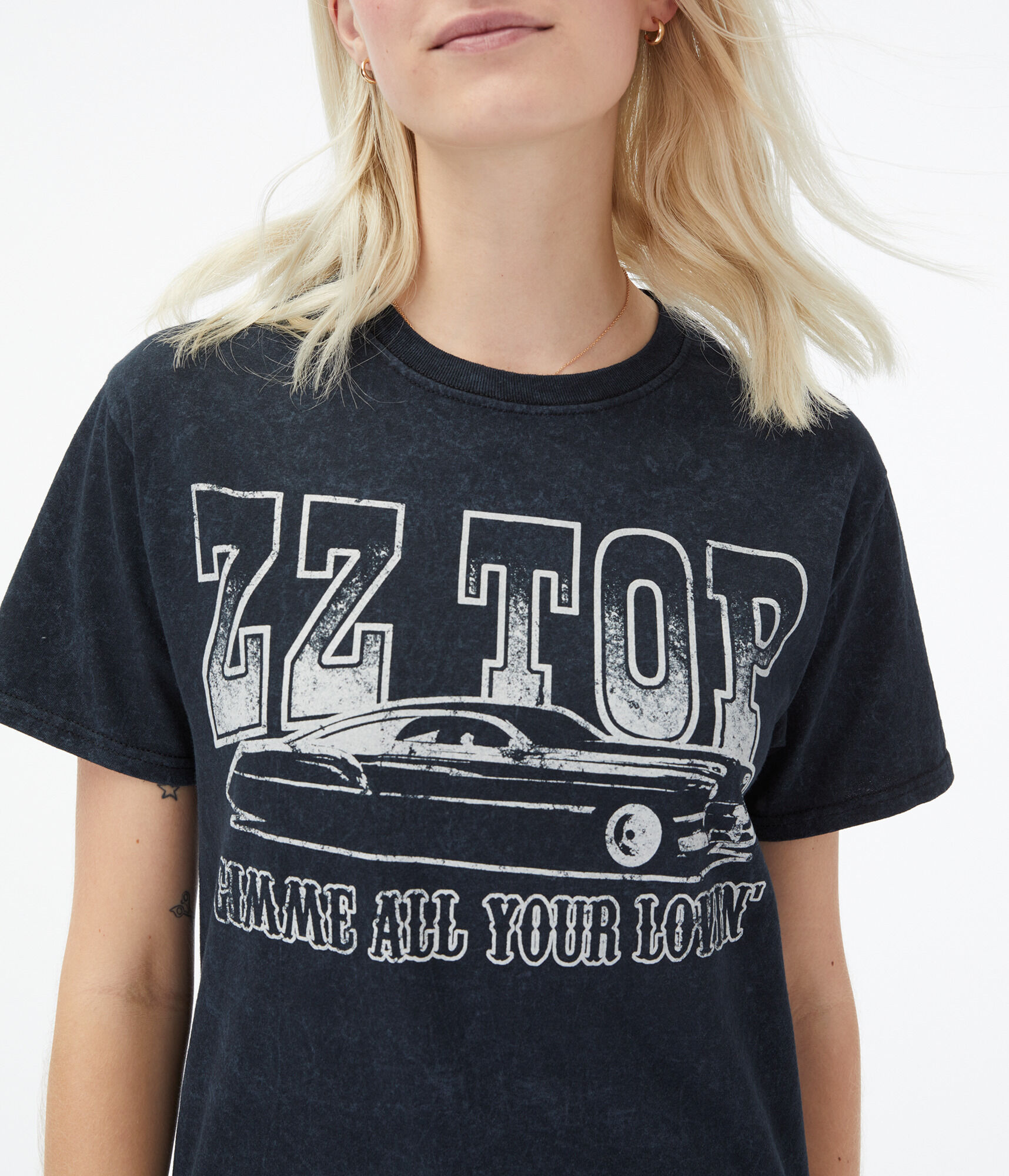 ZZ Top Fast Car Boyfriend Graphic Tee***