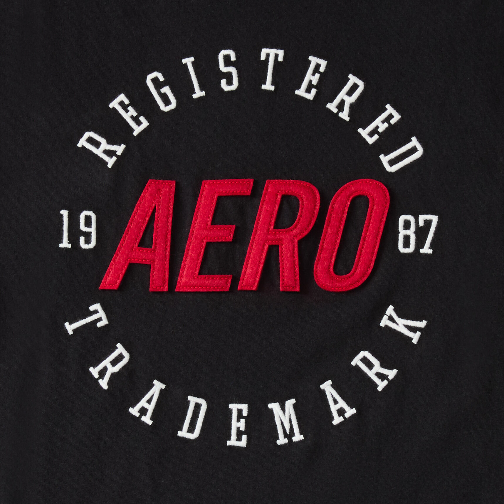 Aero 1987 Trademark Appliqu&eacute; Graphic Tee