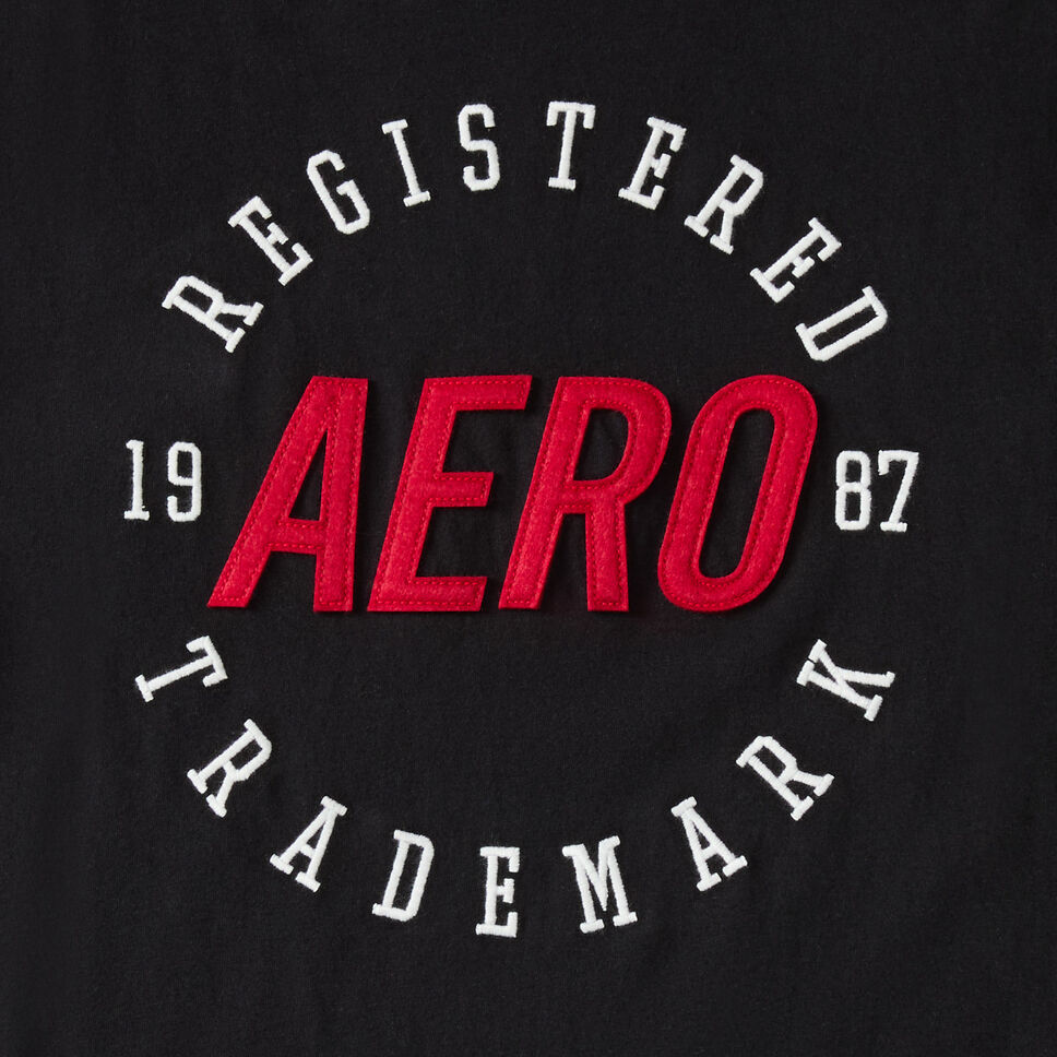 Aero 1987 Trademark Appliqué Graphic Tee
