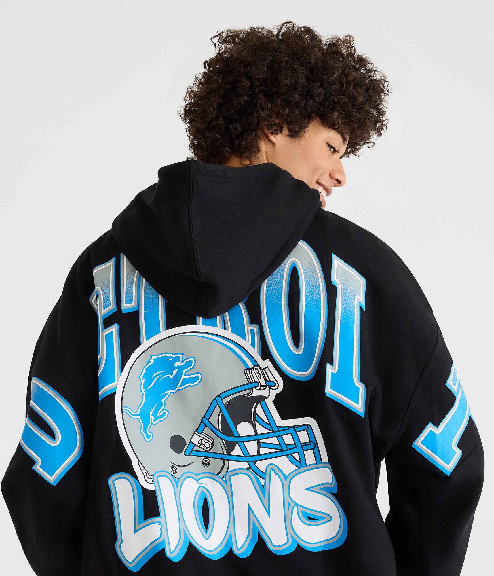 Detroit Lions Helmet Pullover Hoodie
