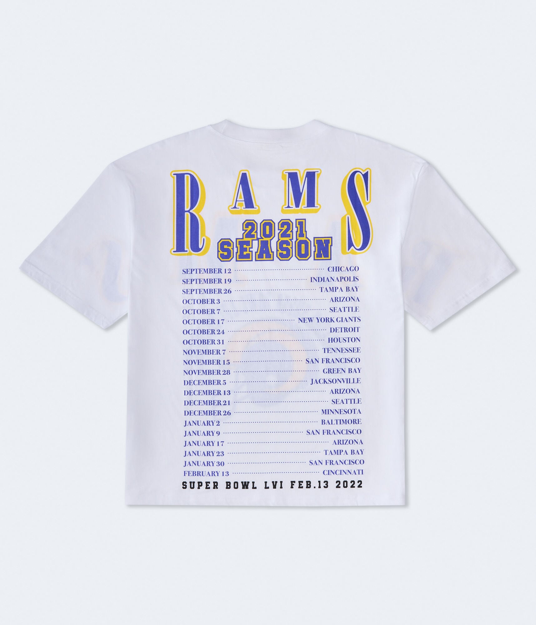 Los Angeles Rams Super Bowl Boxy Graphic Tee