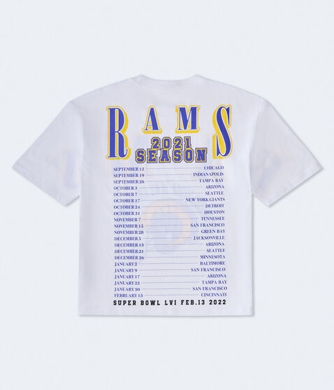 Los Angeles Rams Super Bowl Boxy Graphic Tee Los Angeles Rams Super Bowl Boxy Graphic Tee