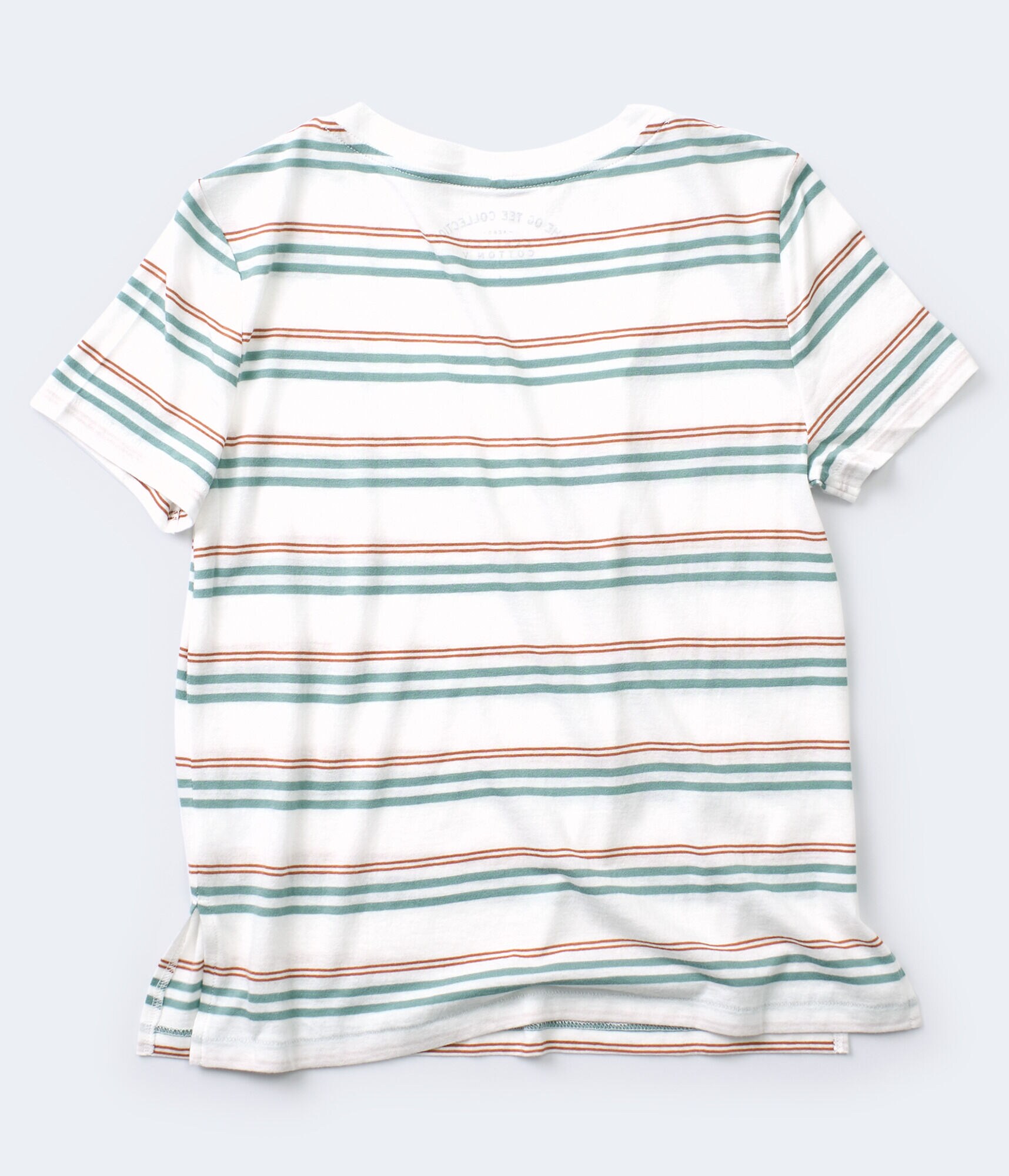 Perfect Cotton Striped V-Neck Tee