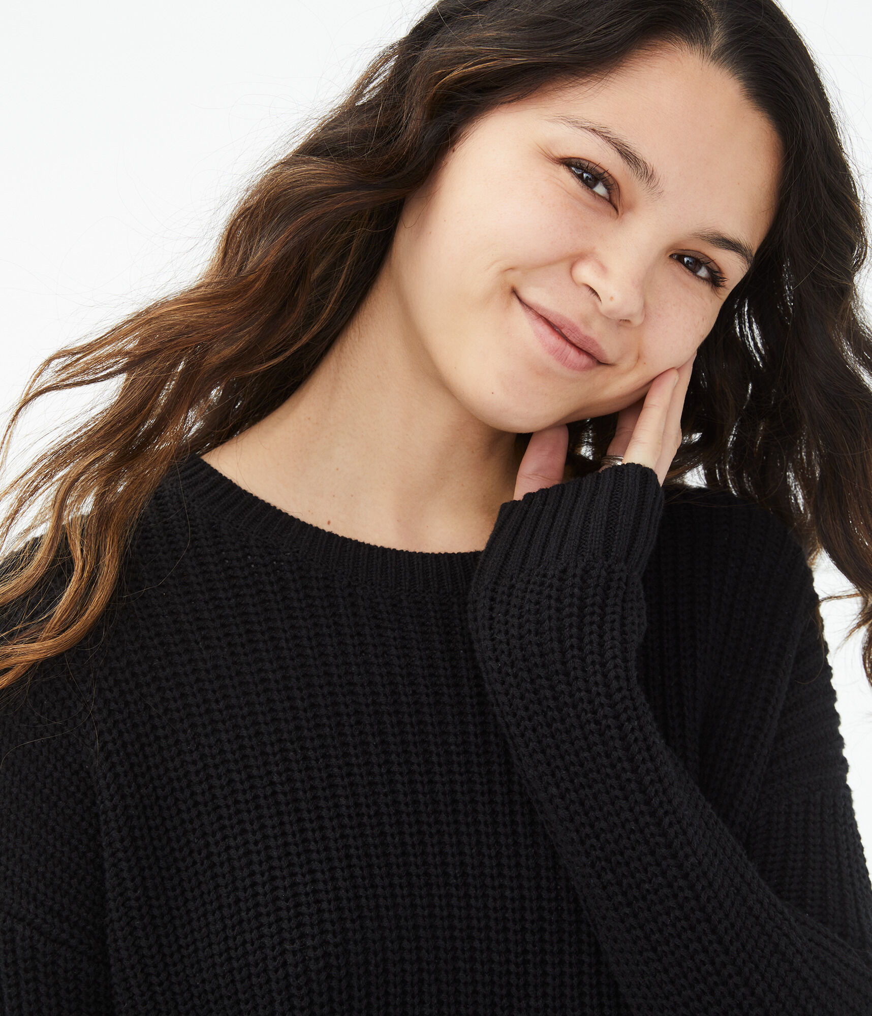 Twisted Open-Back Sweater