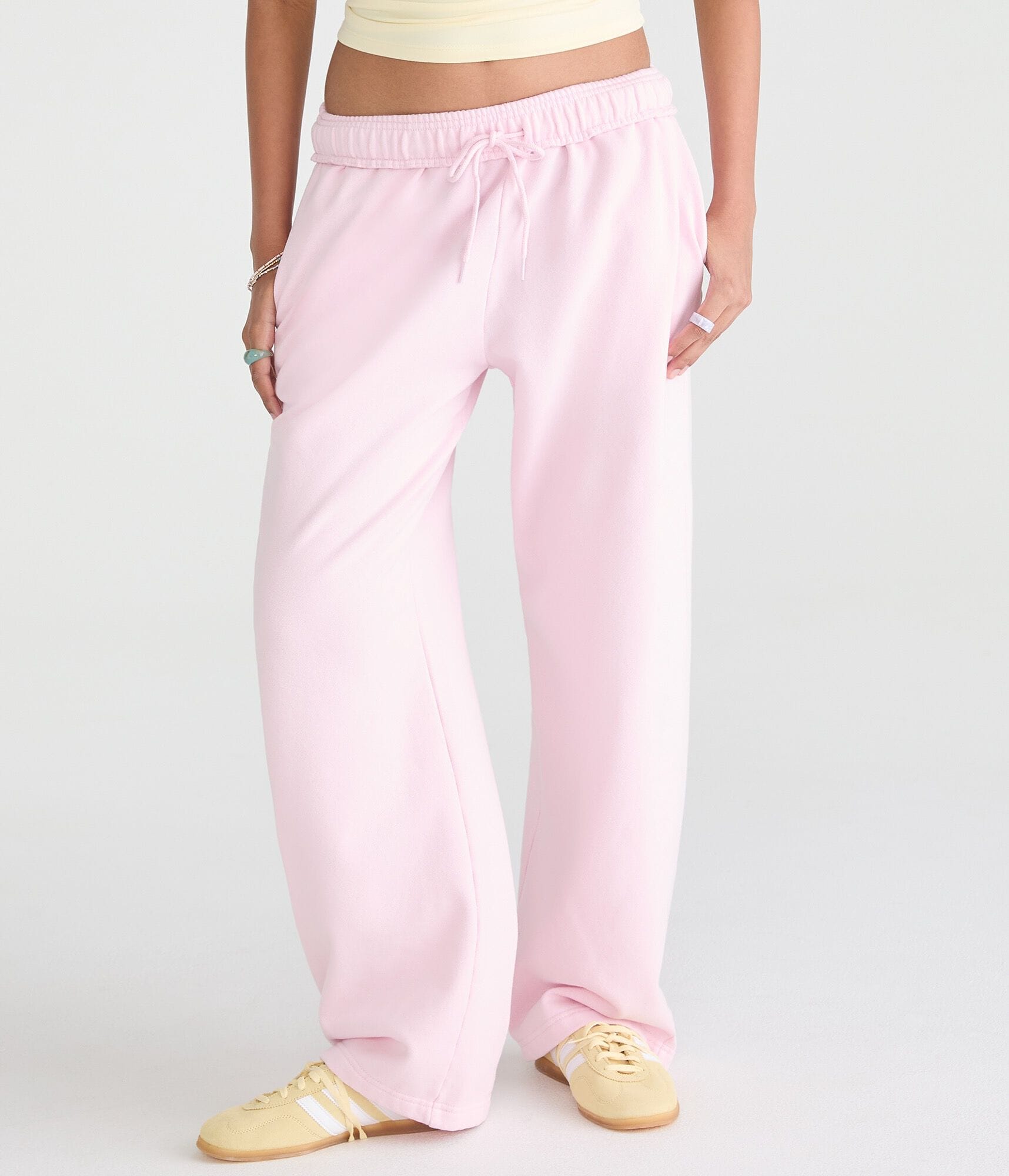 Cloud Soft Mid-Rise Straight Leg Sweatpants