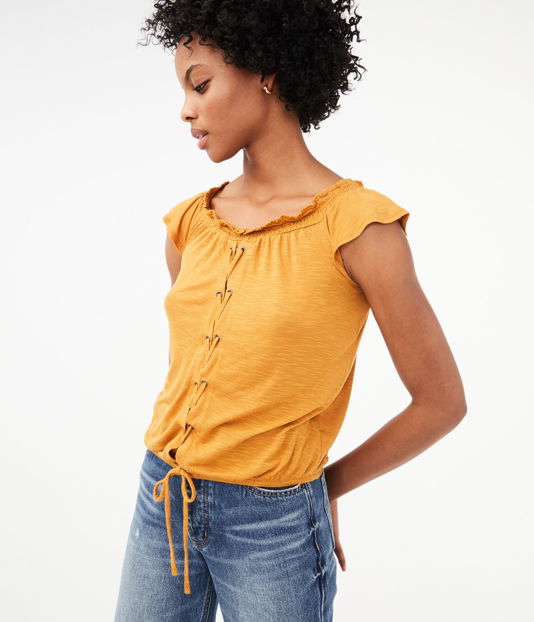 Seriously Soft Smocked Peasant Top