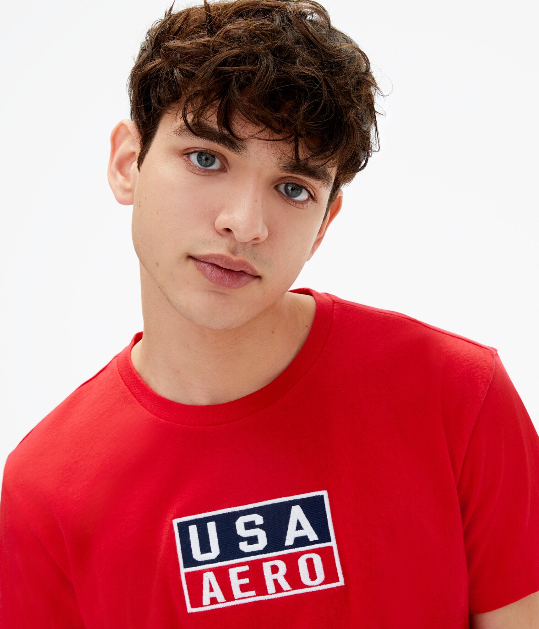 Aero USA Box Logo Graphic Tee