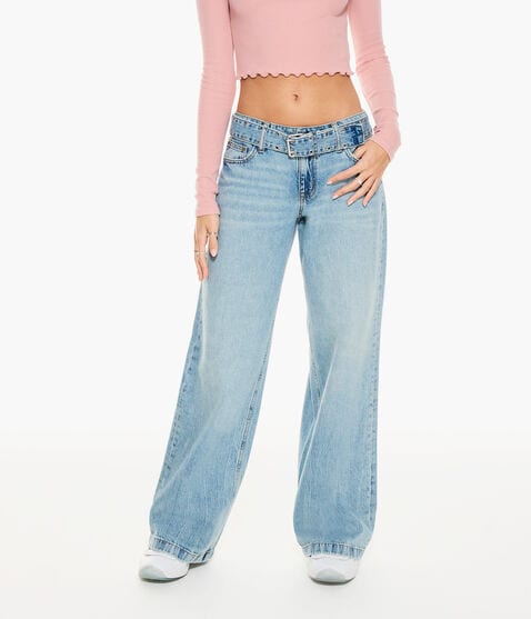 Low-Rise Wide Leg Jean Low-Rise Wide Leg Jean