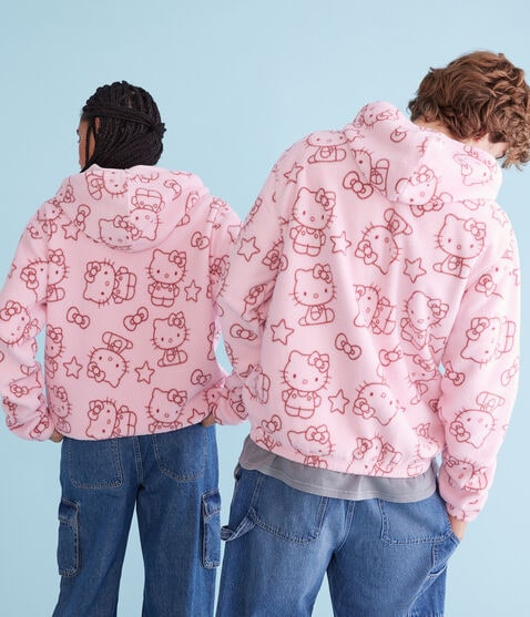 Hello Kitty Sherpa Full-Zip Hoodie Hello Kitty Sherpa Full-Zip Hoodie